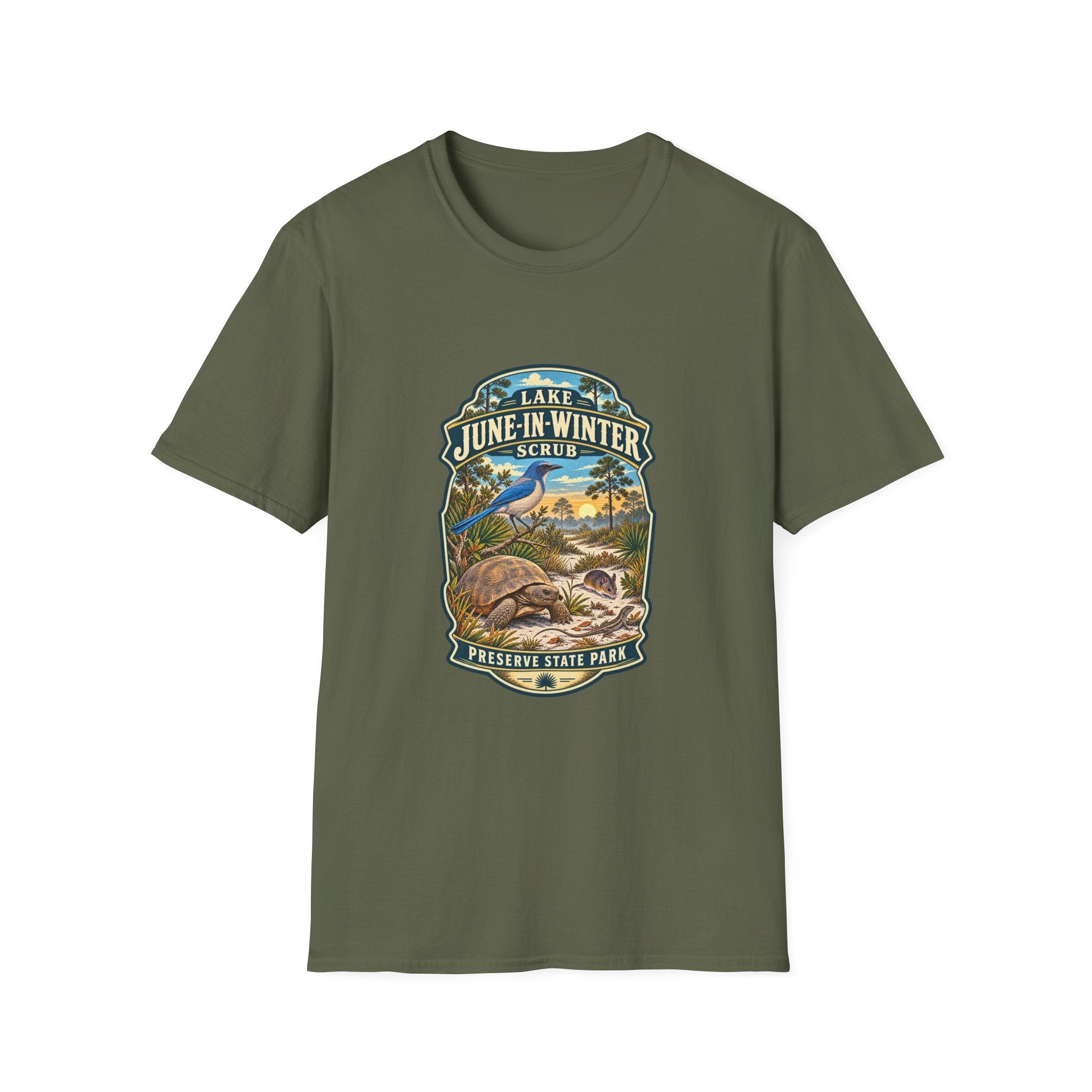 Lake June-in-Winter- Retro Tee