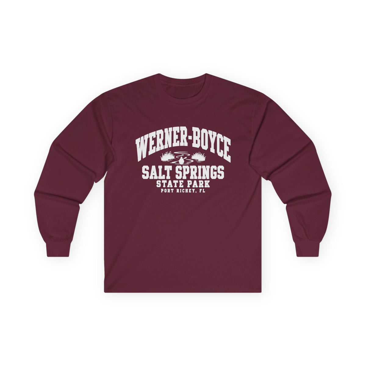 Werner-Boyce Salt Springs State Park Logo- Long Sleeve Tee