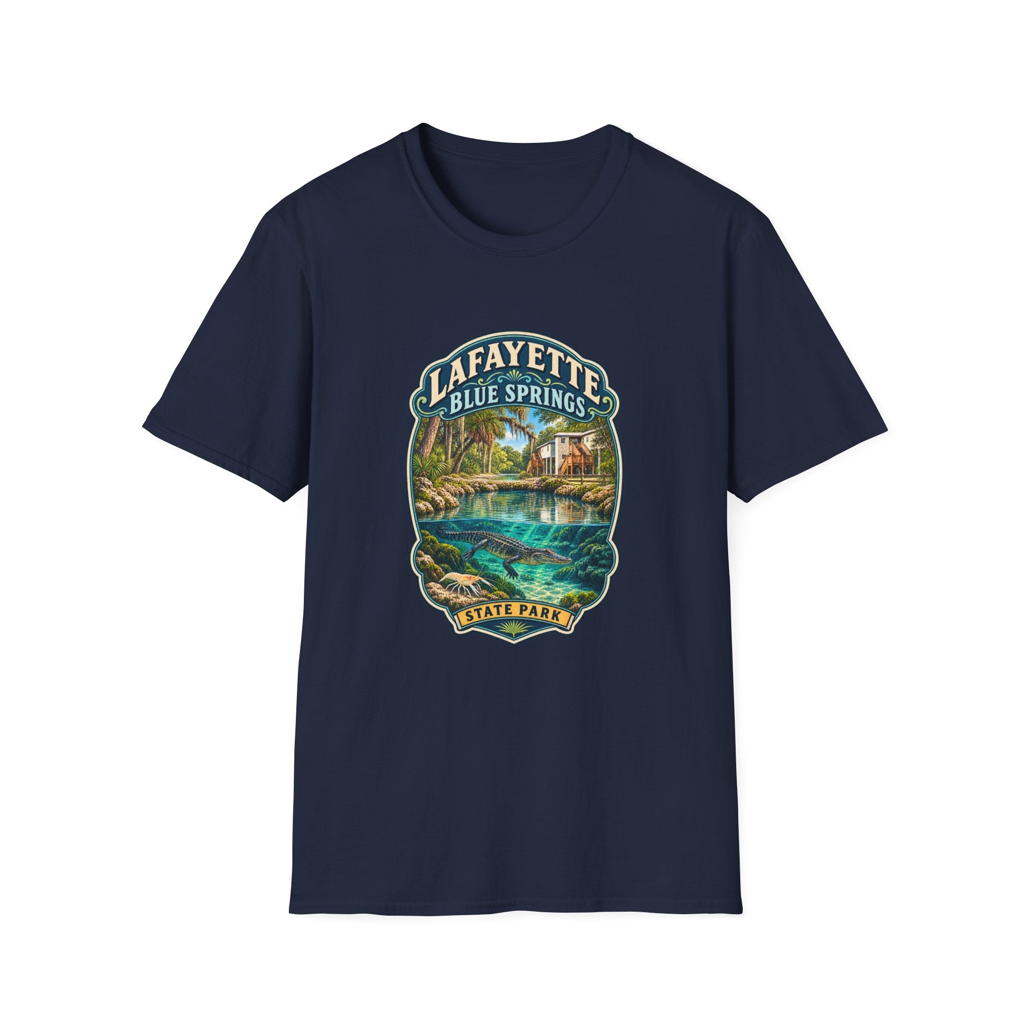 Lafayette Blue Springs- Retro Tee