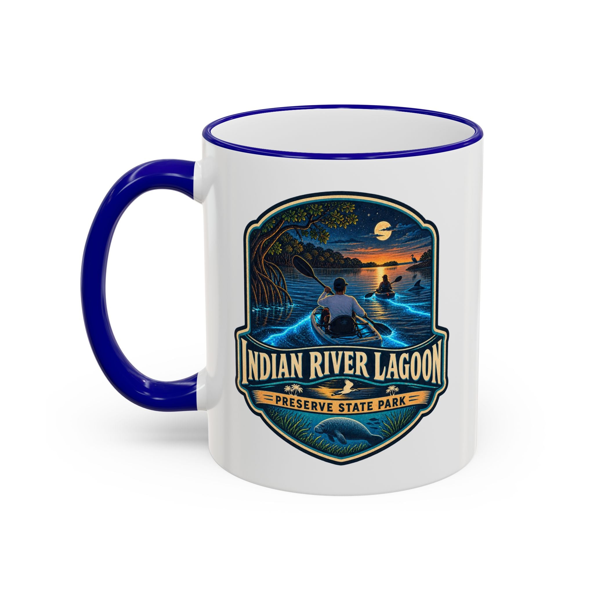 Indian River Lagoon Accent Rim & Handle 11oz/15oz