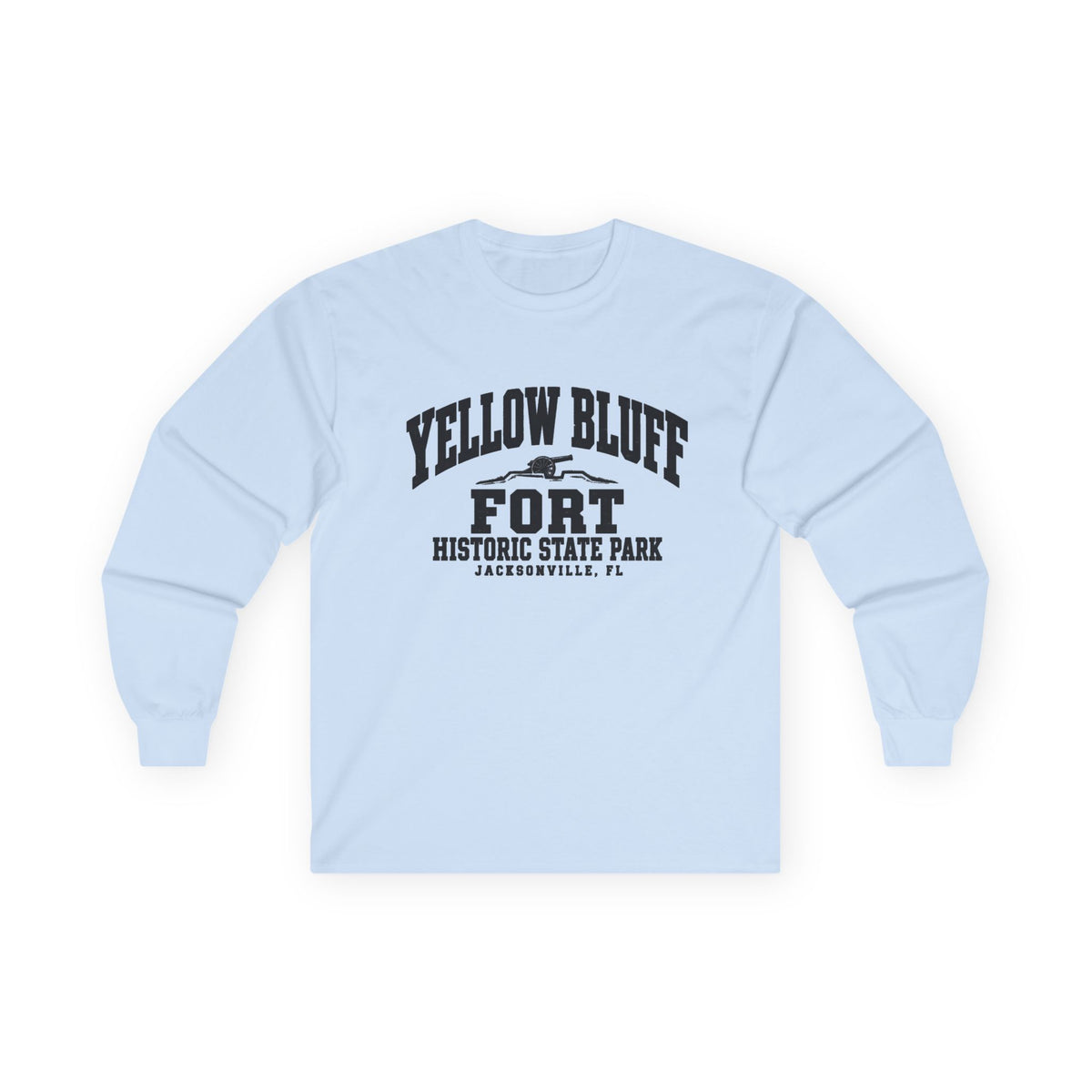 Yellow Bluff Fort Historic State Park Logo- Long Sleeve Tee