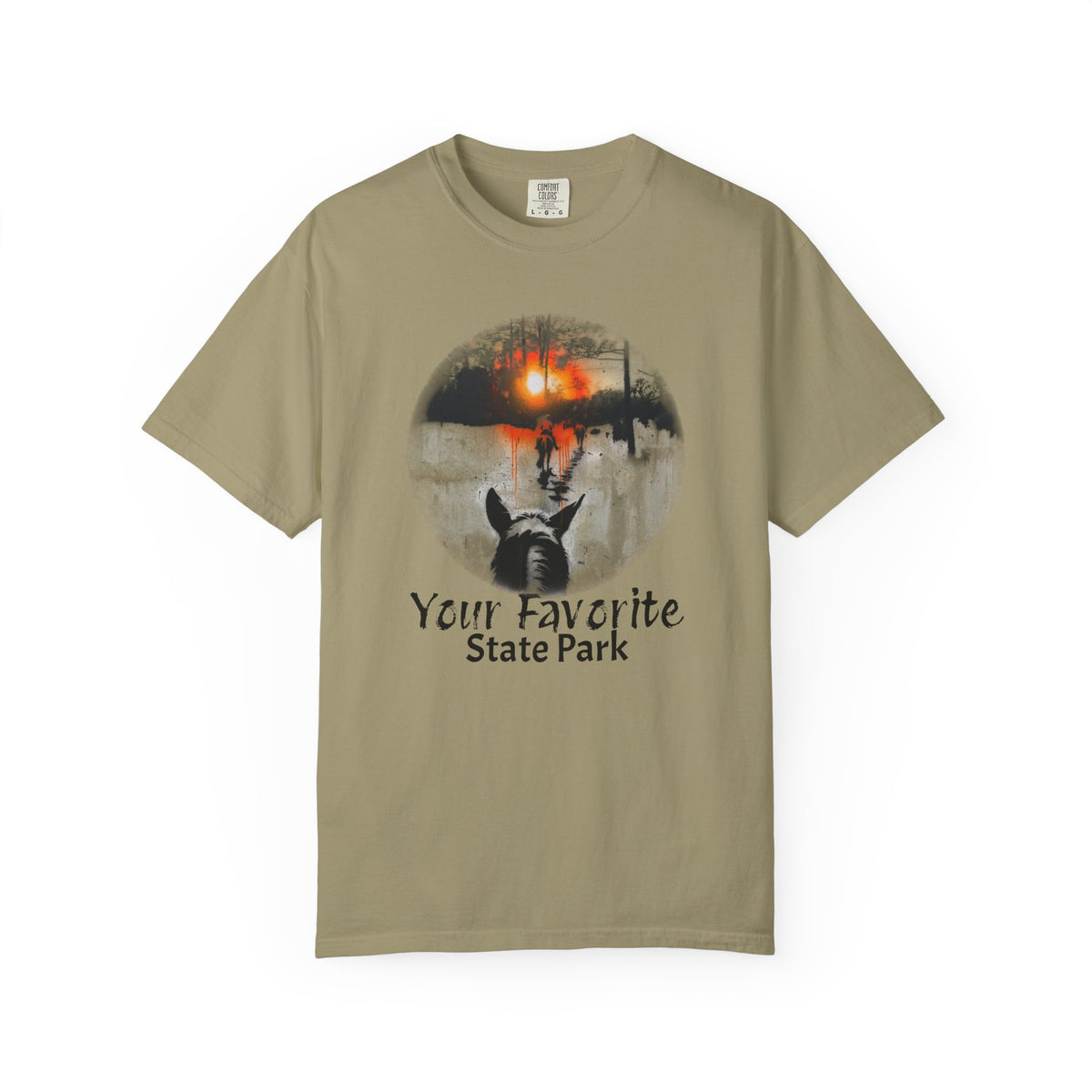 CUSTOMIZABLE Graffiti Sunset Trail Ride T-shirt