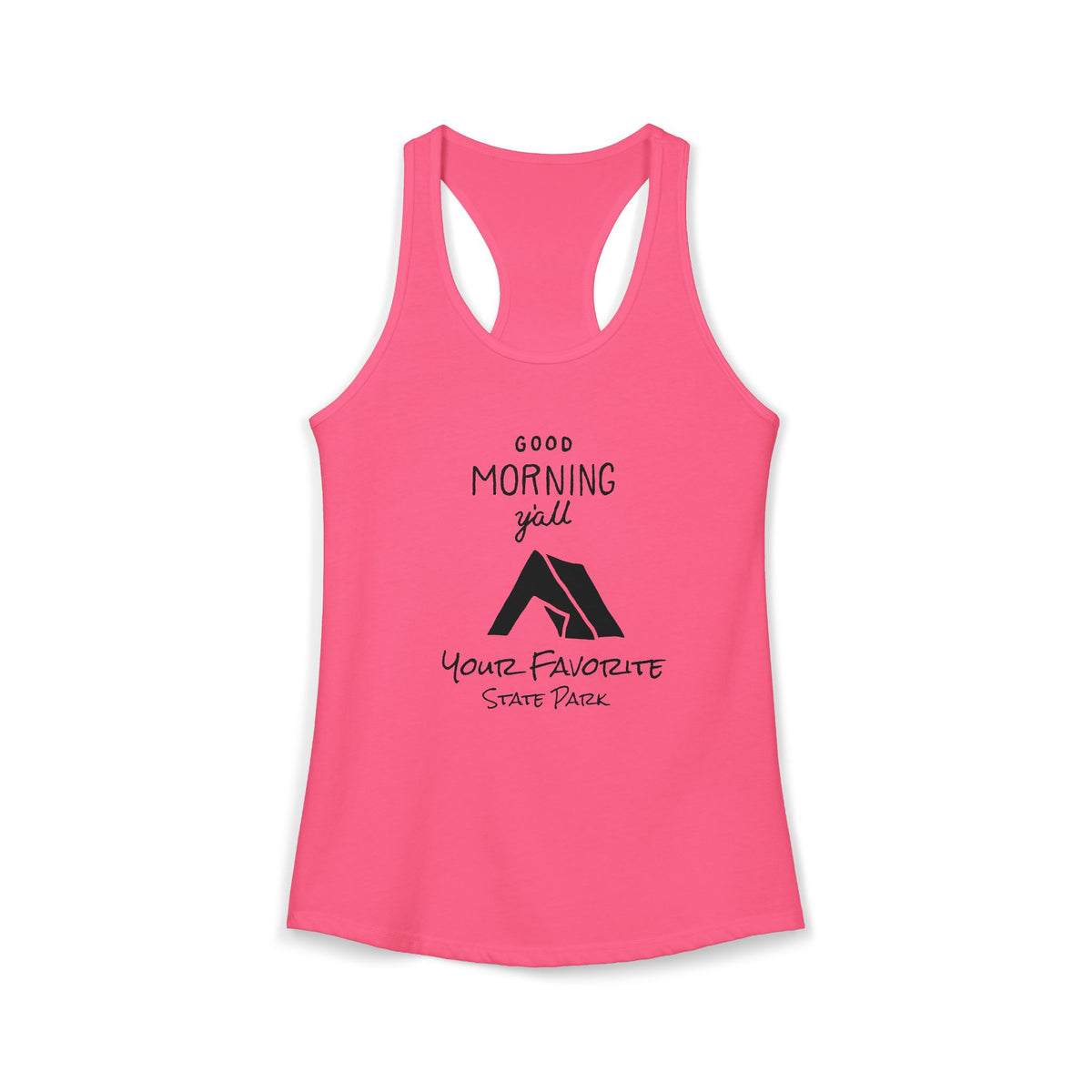 CUSTOMIZABLE Morning Ya'll Racerback Tank