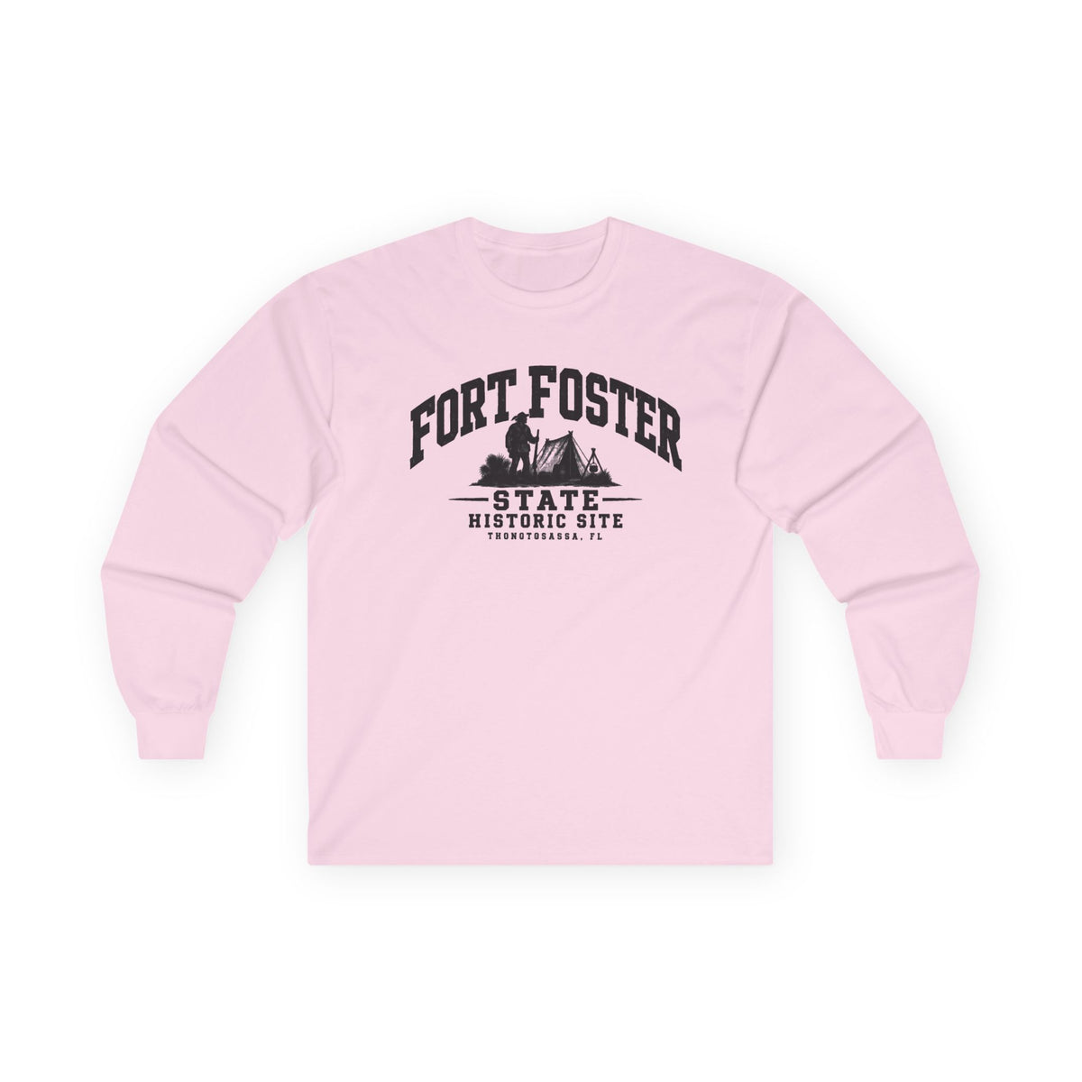 Fort Foster State Historic Site Logo- Long Sleeve Tee