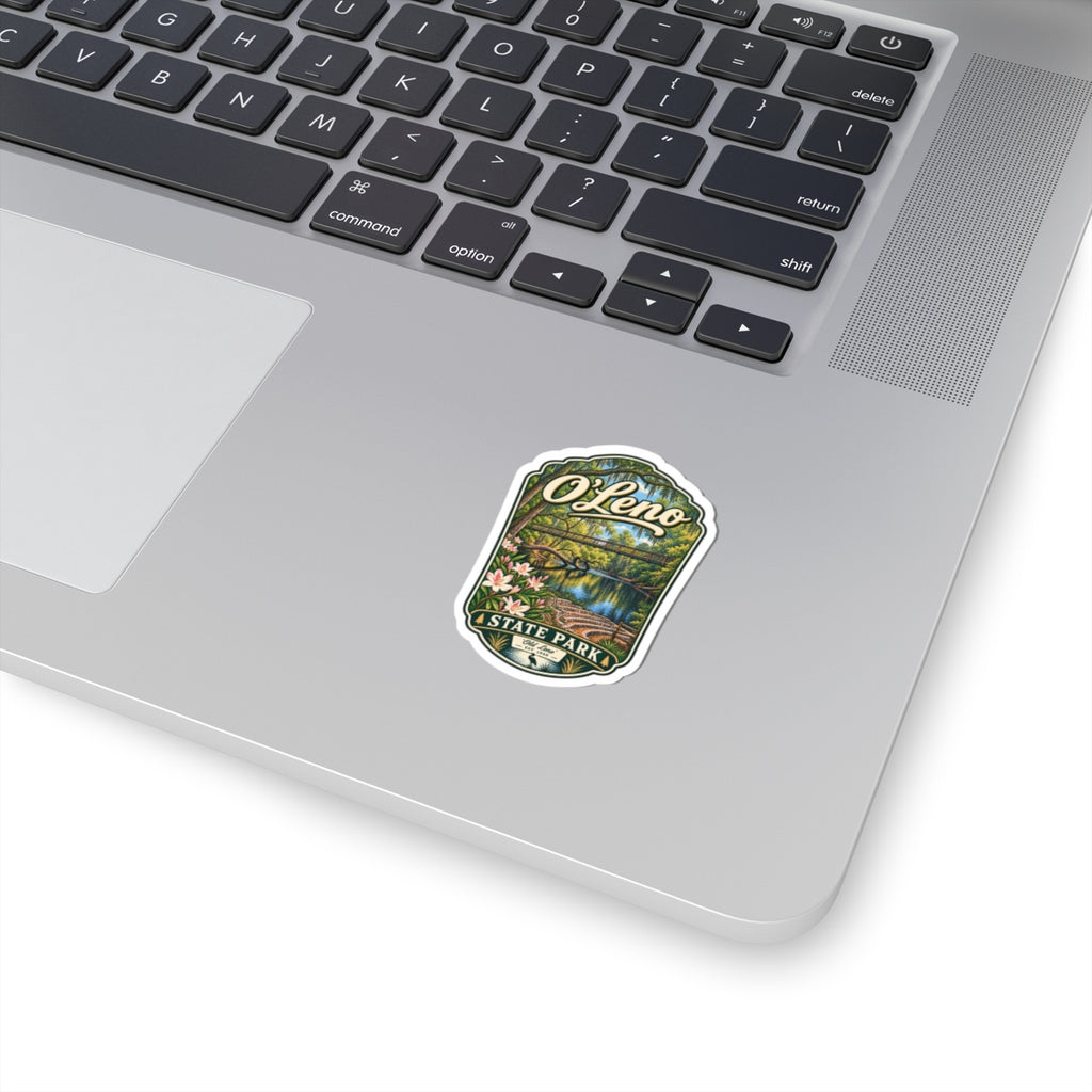 O'Leno State Park Scenic Sticker — Kiss-Cut Outdoor Travel Decal