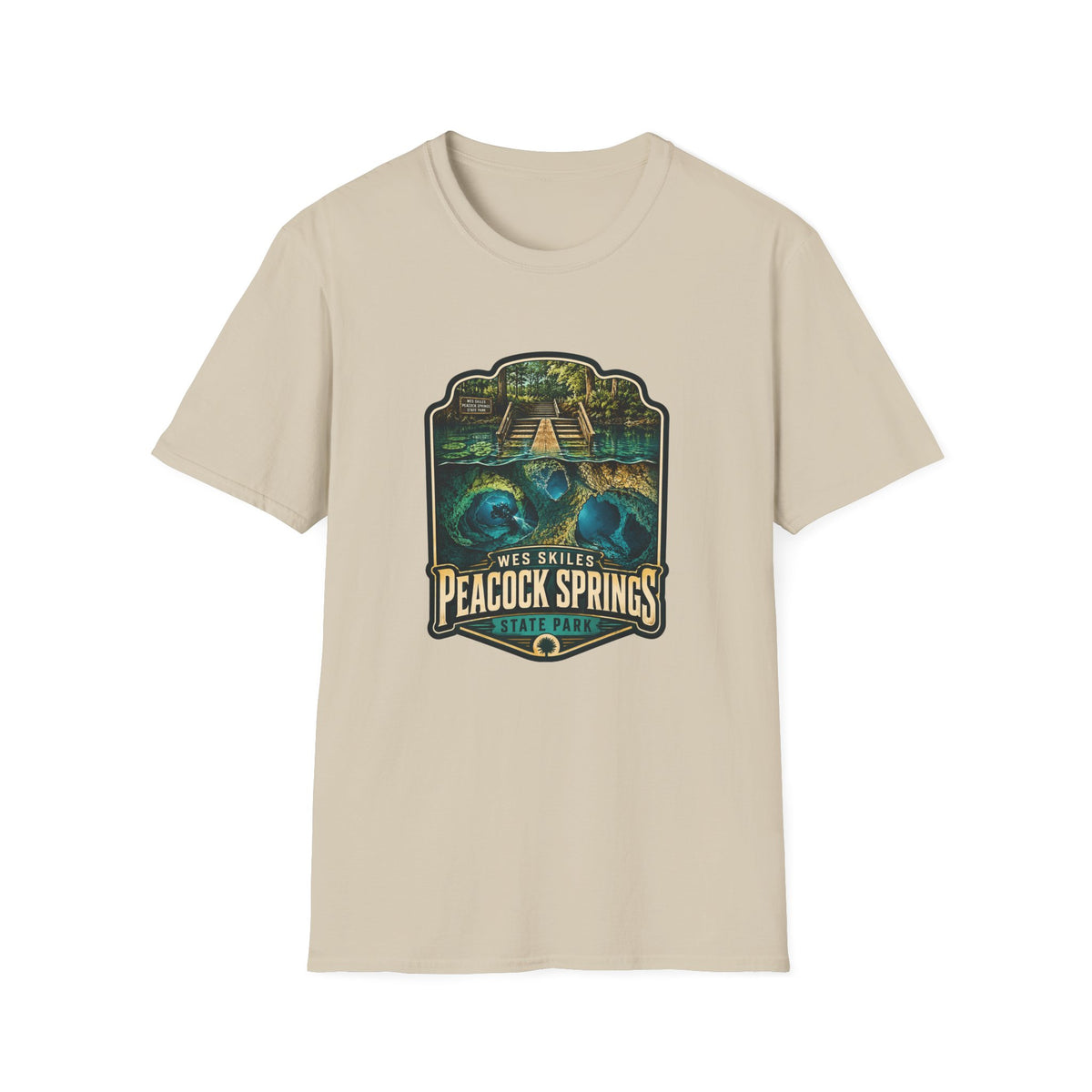 Peacock Springs — Retro Tee