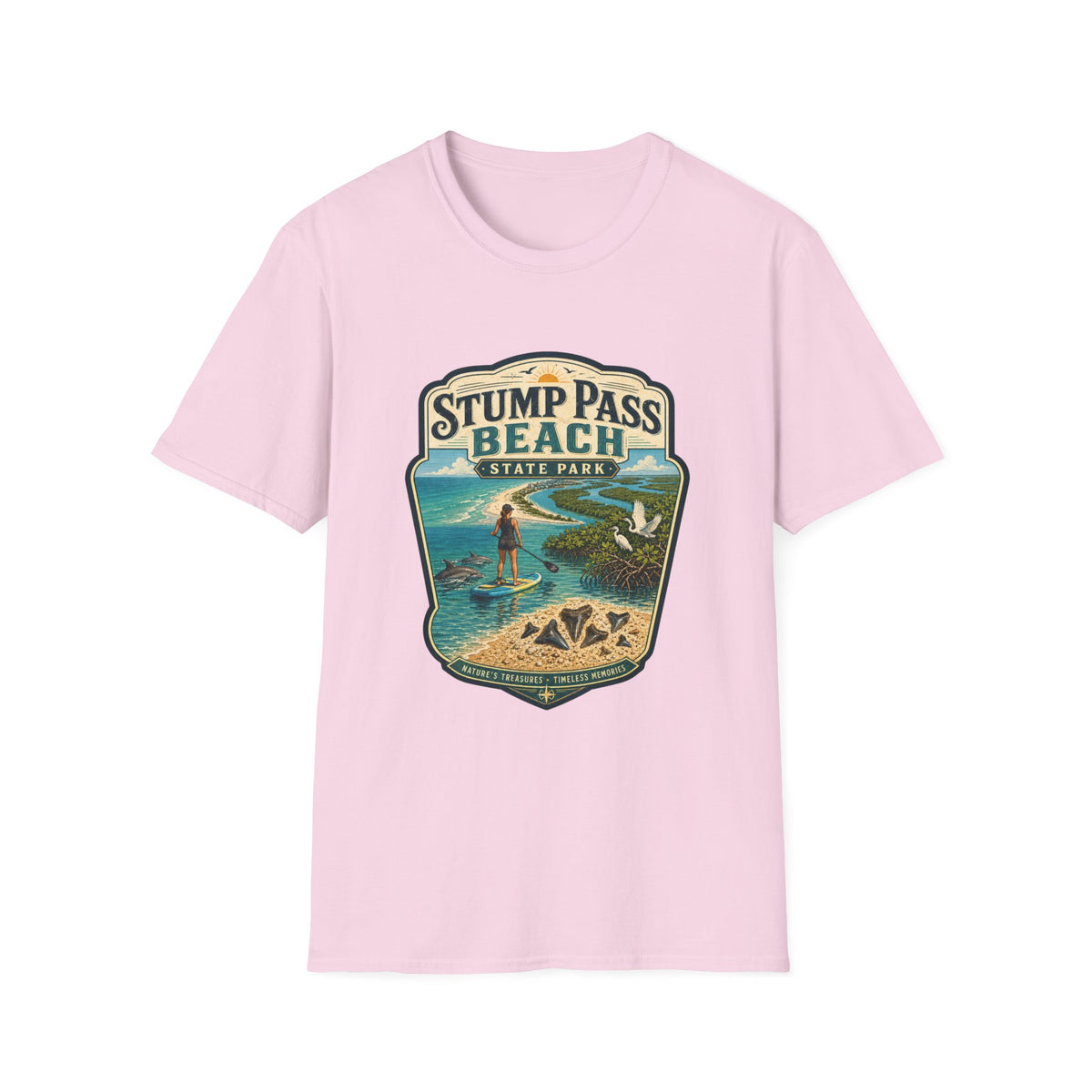 Stump Pass Beach — Retro Tee