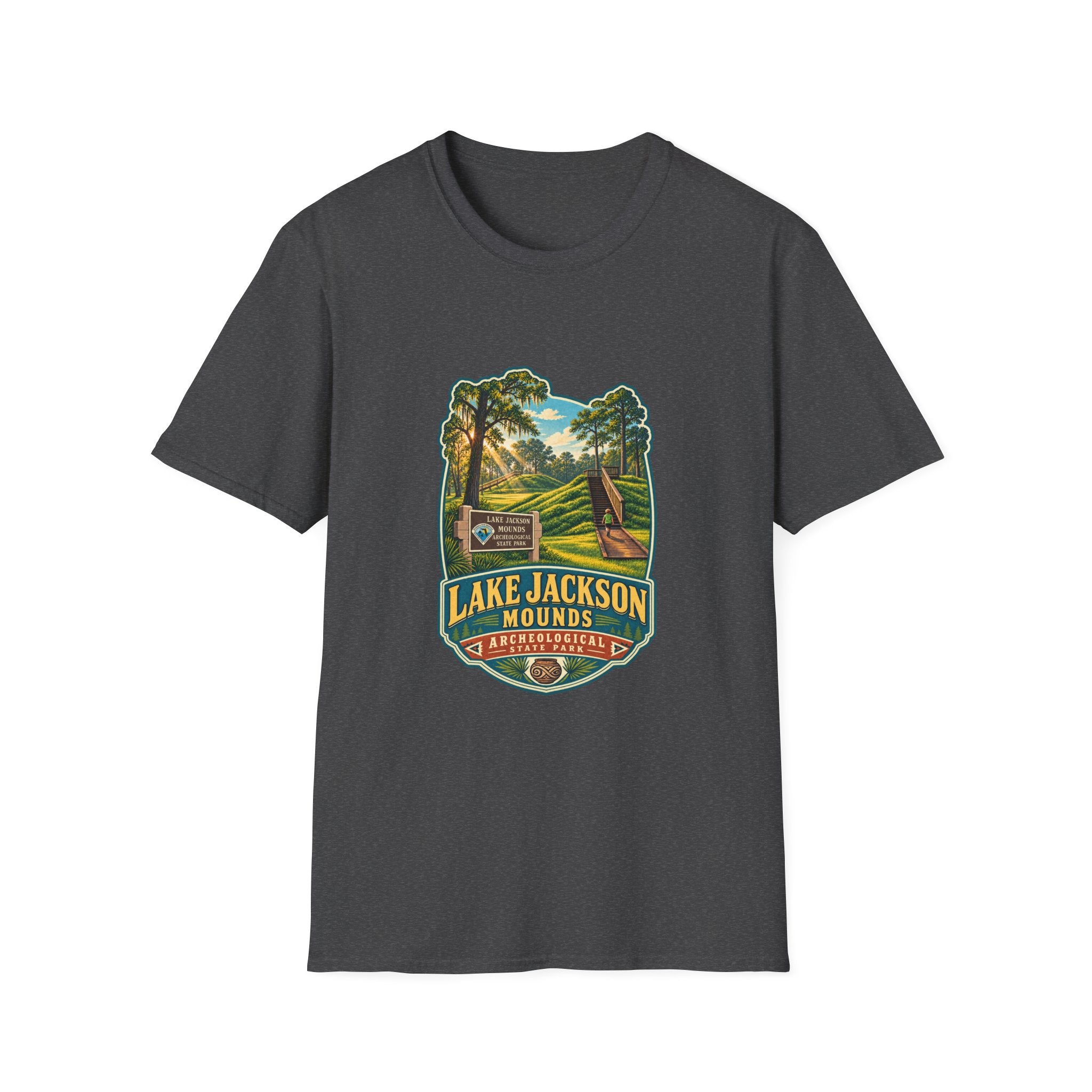 Lake Jackson Mounds- Retro Tee