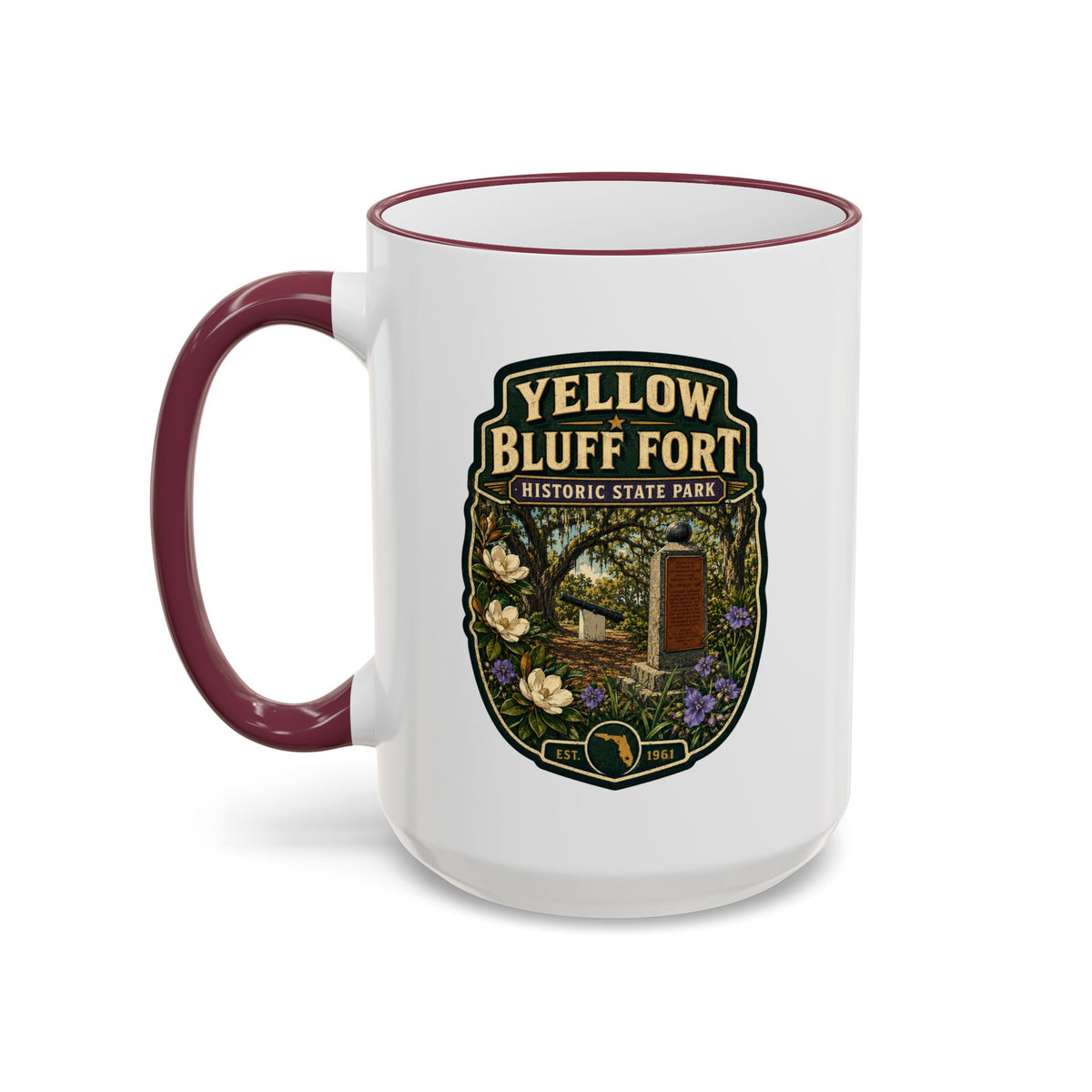 Yellow Bluff Fort — Accent Rim & Handle 11oz/15oz