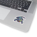Colorful Alligator Sticker — Vibrant Kiss-Cut Vinyl Decal for Laptops & Gear