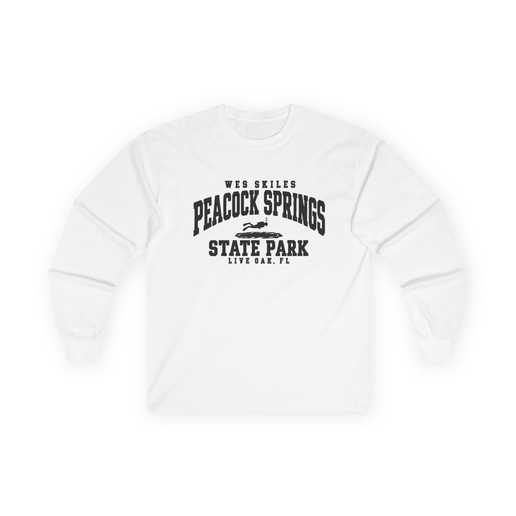Wes Skiles Peacock Springs State Park Logo- Long Sleeve Tee