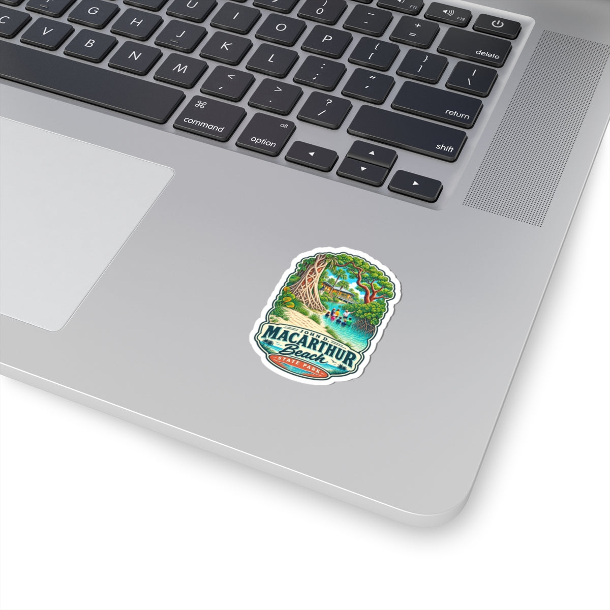 John D. MacArthur Beach State Park Sticker — Scenic Beach Park Kiss-Cut Decal