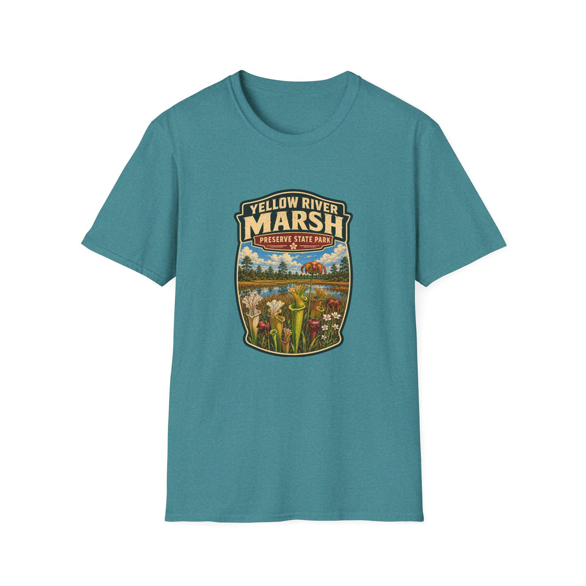 Yellow River Marsh — Retro Tee