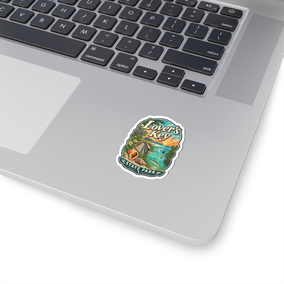 Lover's Key State Park Sticker — Vintage Coastal Travel Decal