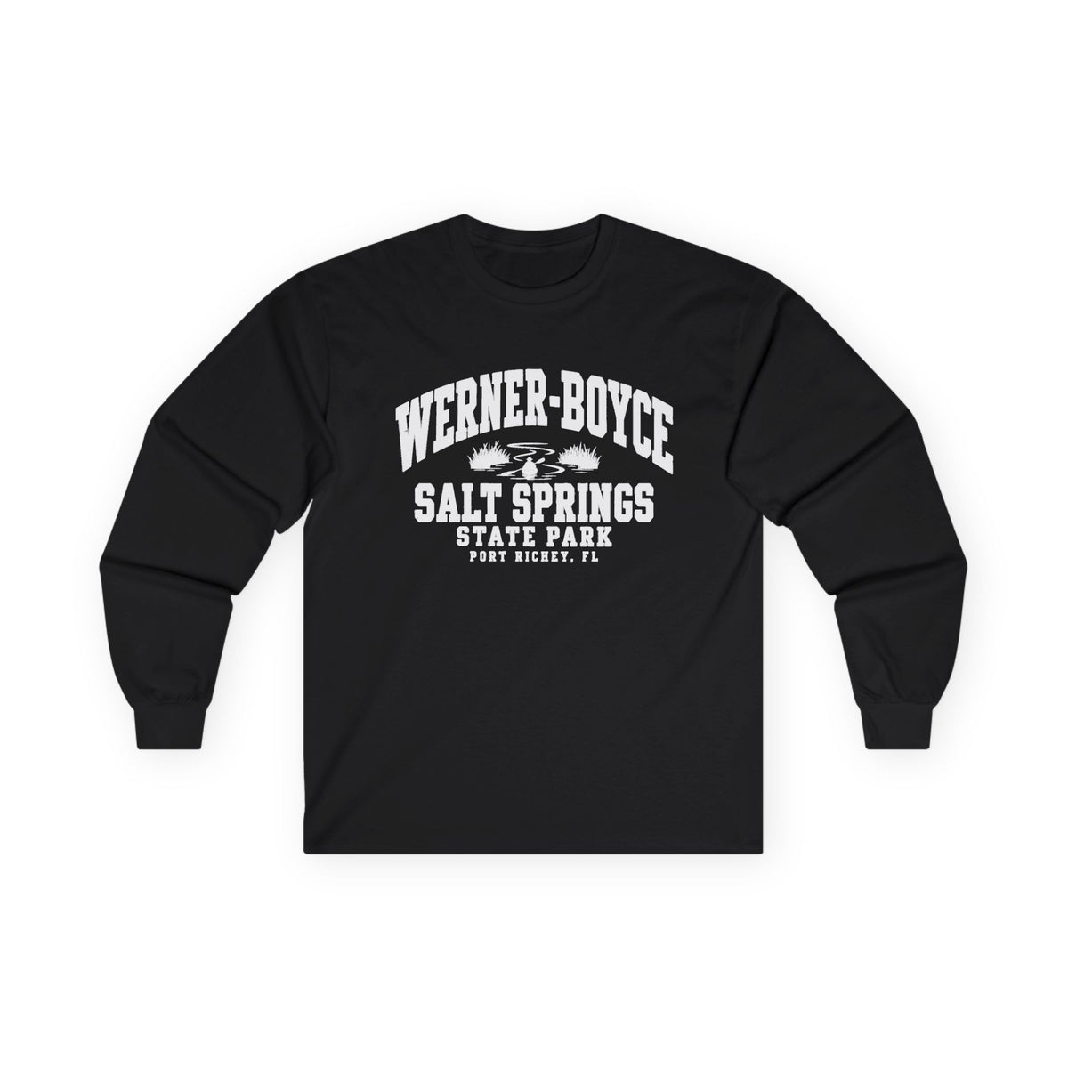 Werner-Boyce Salt Springs State Park Logo- Long Sleeve Tee