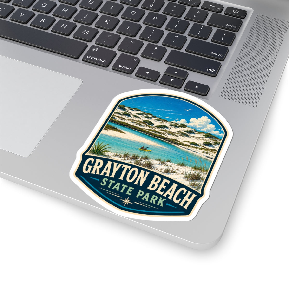 Grayton Beach State Park Sticker — Vintage Coastal Travel Decal