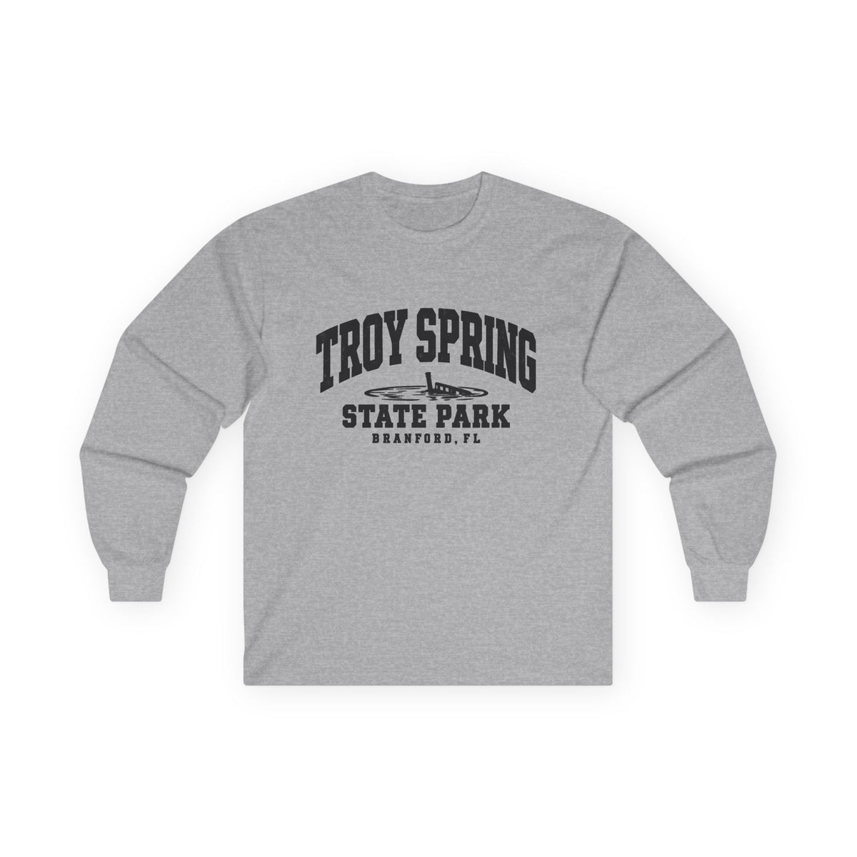 Troy Spring State Park Vintage Logo- Long Sleeve Tee