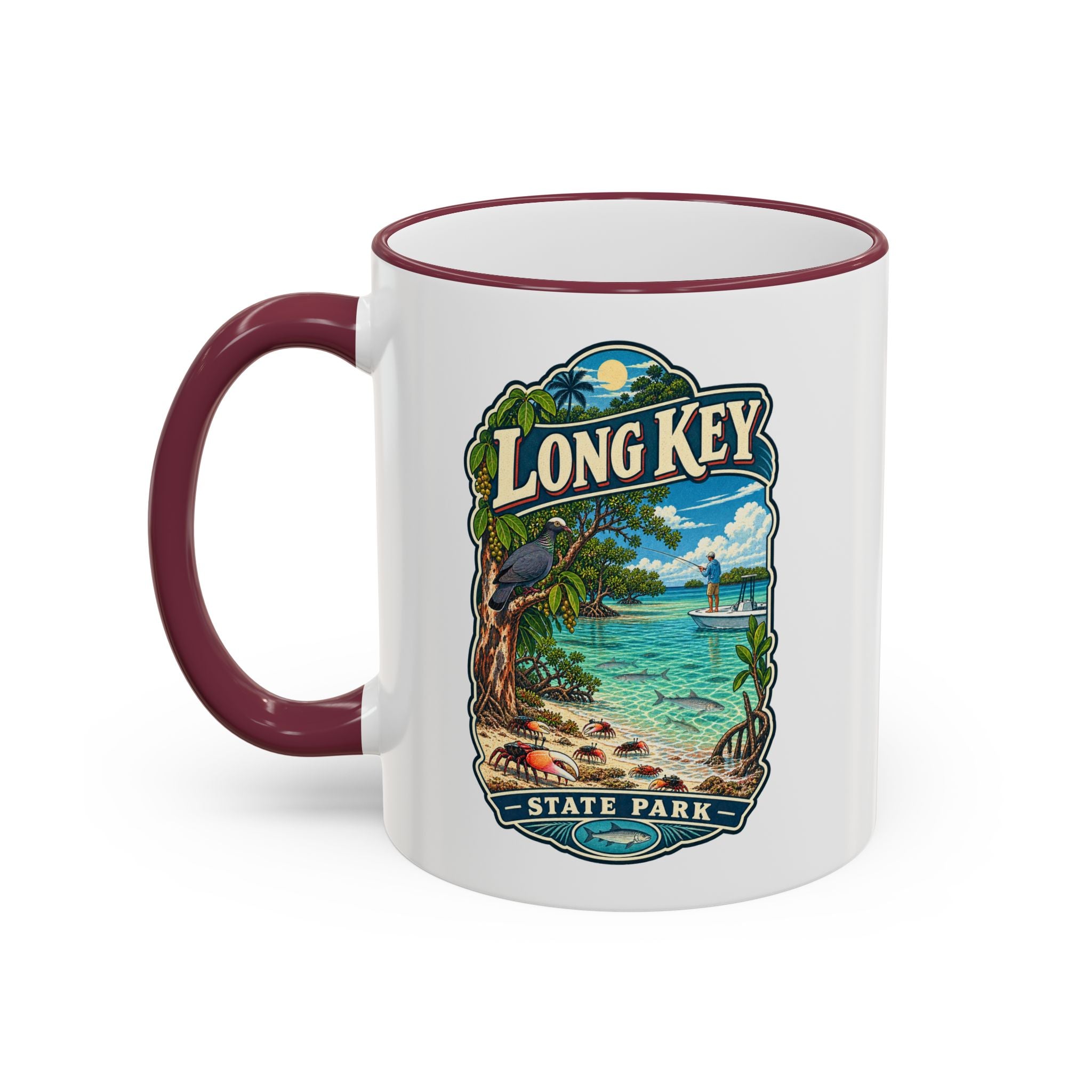 Long Key Accent Rim & Handle 11oz/15oz
