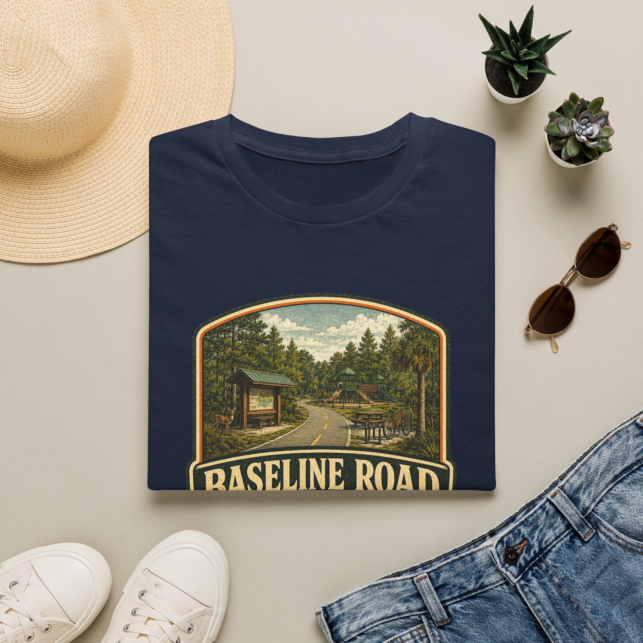 Baseline Road - Retro Tee