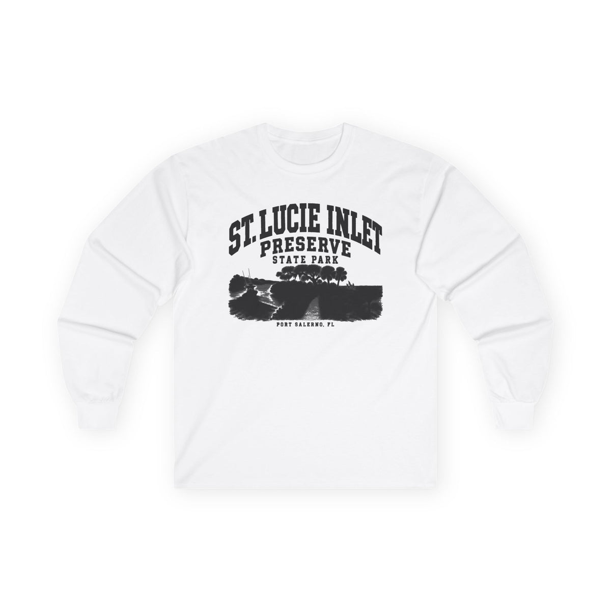 St. Lucie Inlet Preserve State Park Logo- Long Sleeve Tee