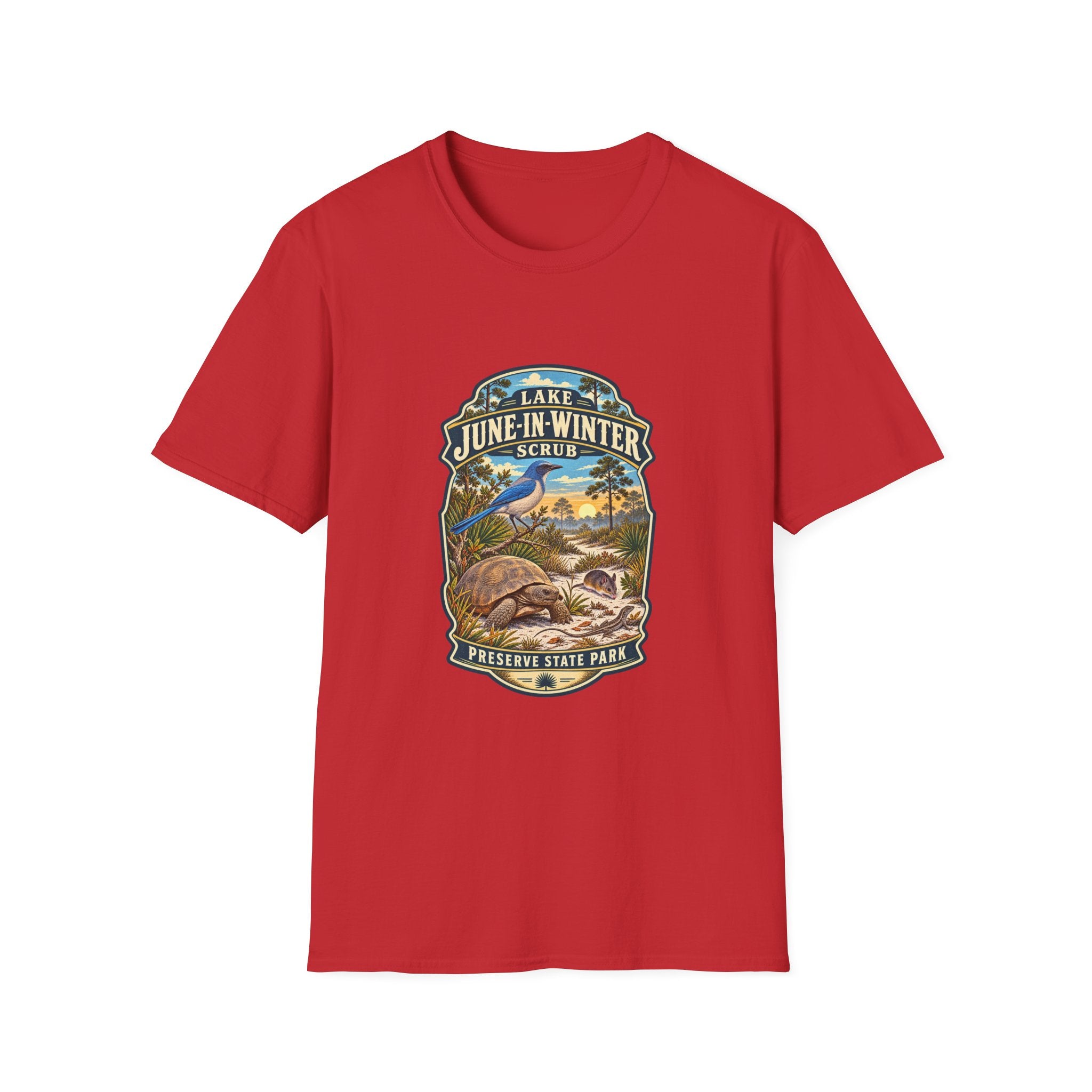 Lake June-in-Winter- Retro Tee