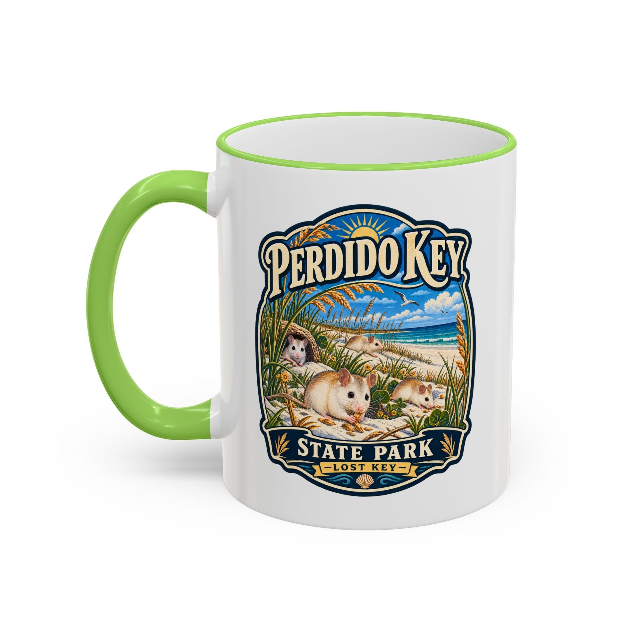 Perdido Key Accent Rim & Handle 11oz/15oz