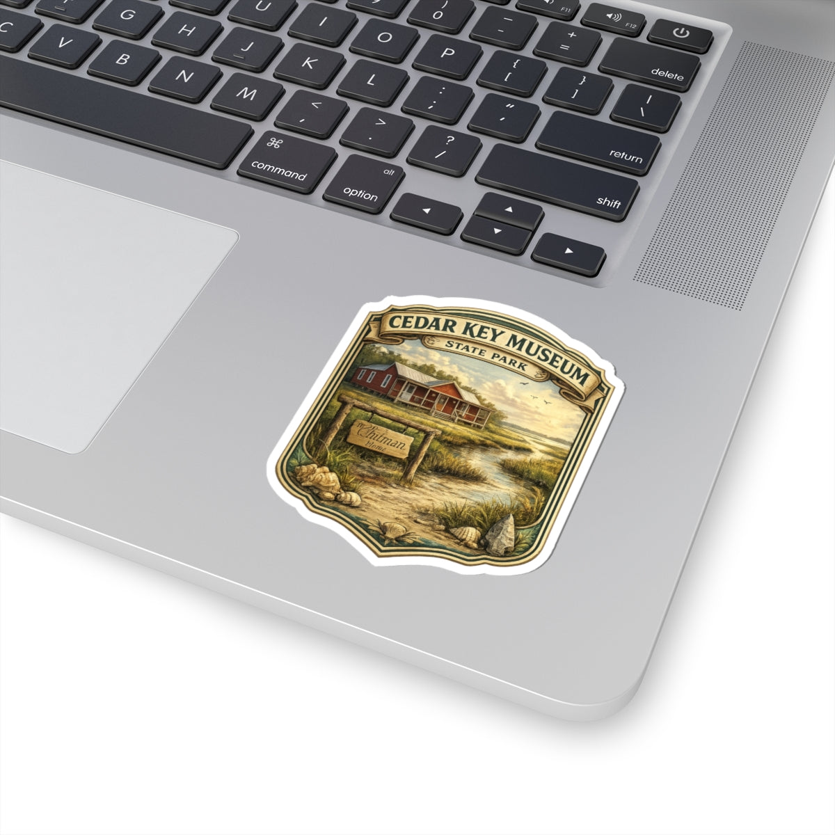 Cedar Key Museum Vintage State Park Sticker — Scenic Travel Decal