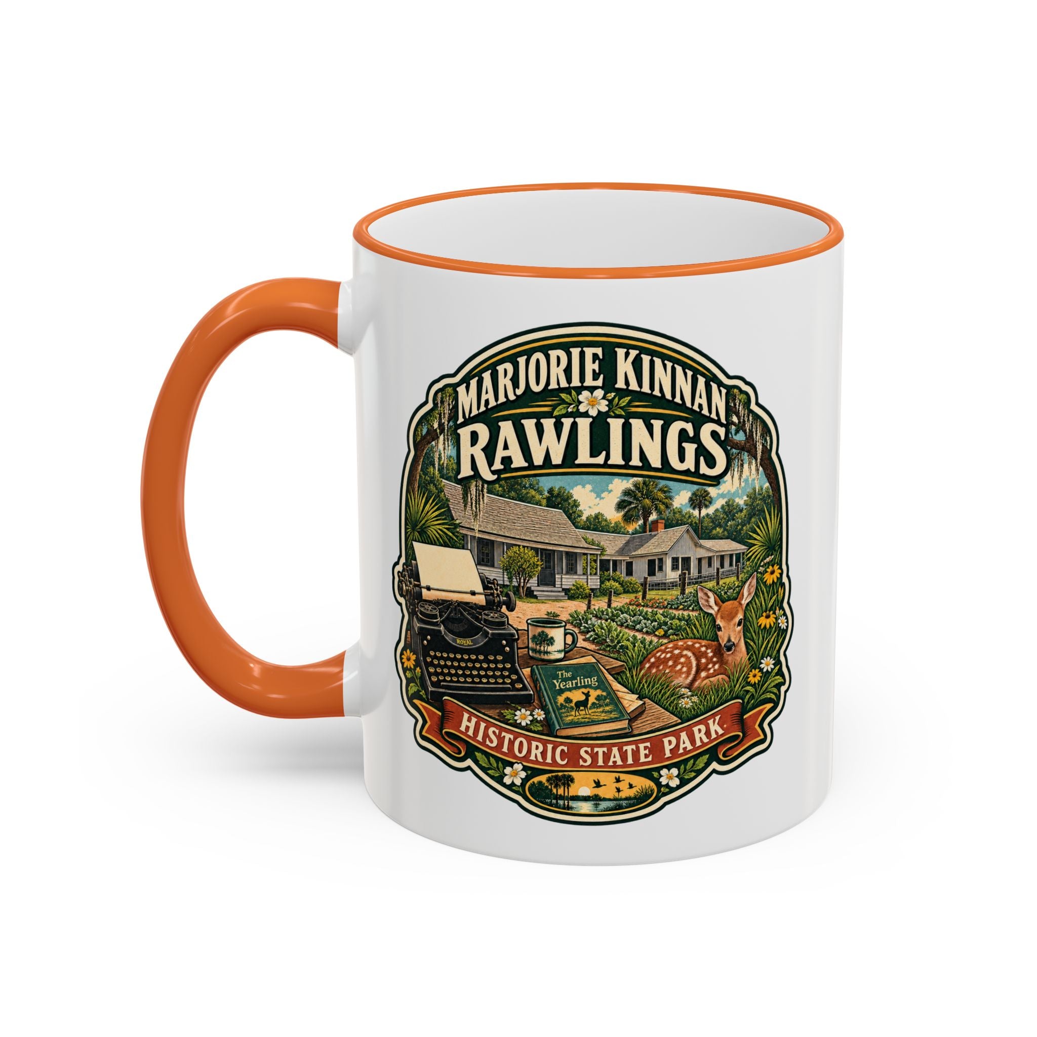 Marjorie Kinnan Rawlings Accent Rim & Handle 11oz/15oz