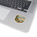 Anastasia State Park Sticker — Vintage Beach Patch Kiss-Cut