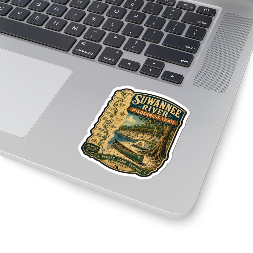 Suwannee River Wilderness Trail Sticker — Paddle, Camp & Explore Vintage Outdoors Decal