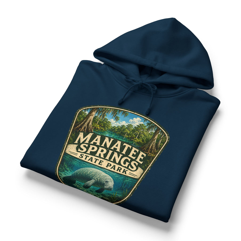 Manatee Springs Hoodie — Vintage Manatee