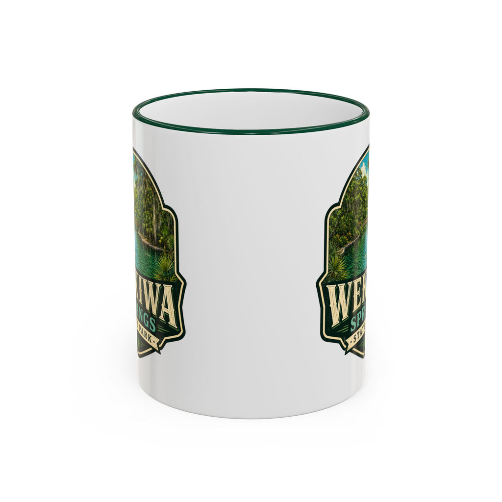 Wekiwa Springs Vintage Mug — Accent Rim & Handle 11oz/15oz