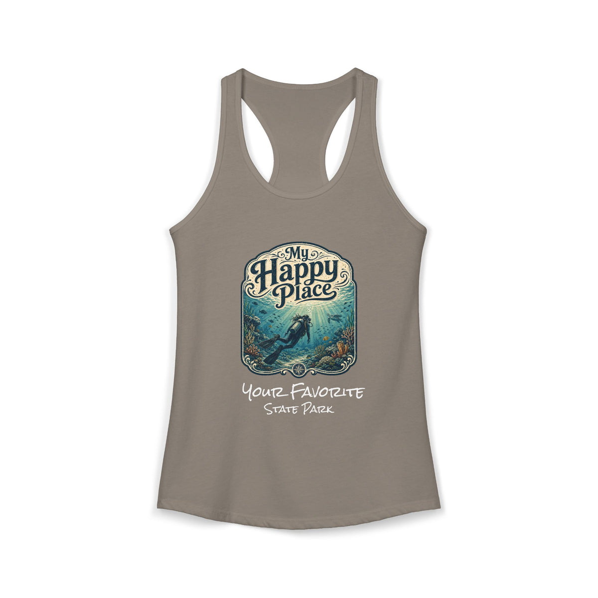 CUSTOMIZABLE Ocean Racerback Tank