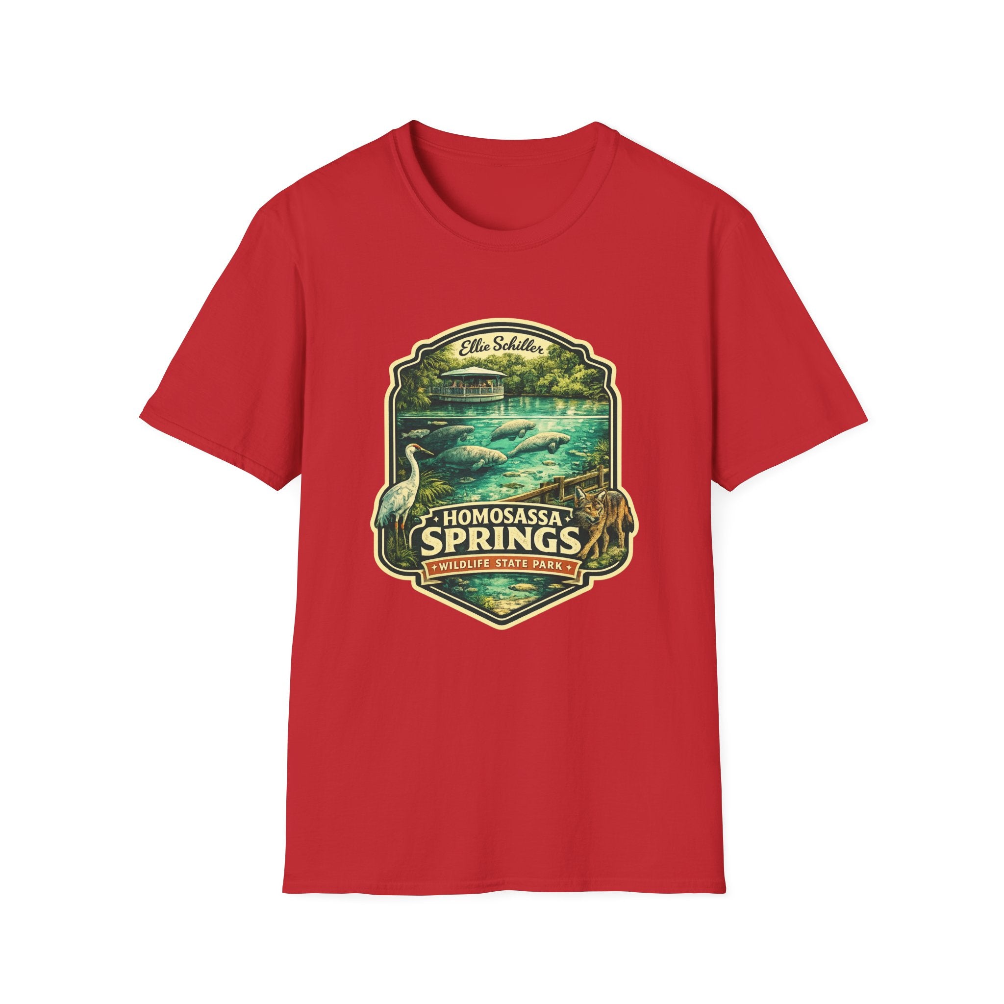 Homosassa Springs- Retro Tee