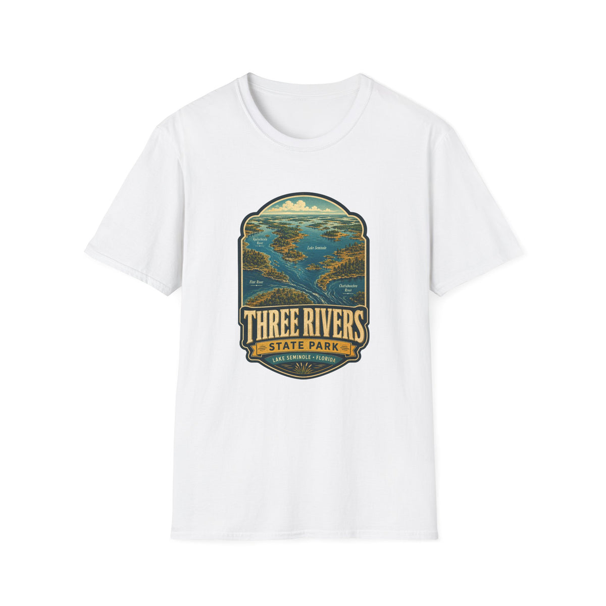 Three Rivers — Retro Tee