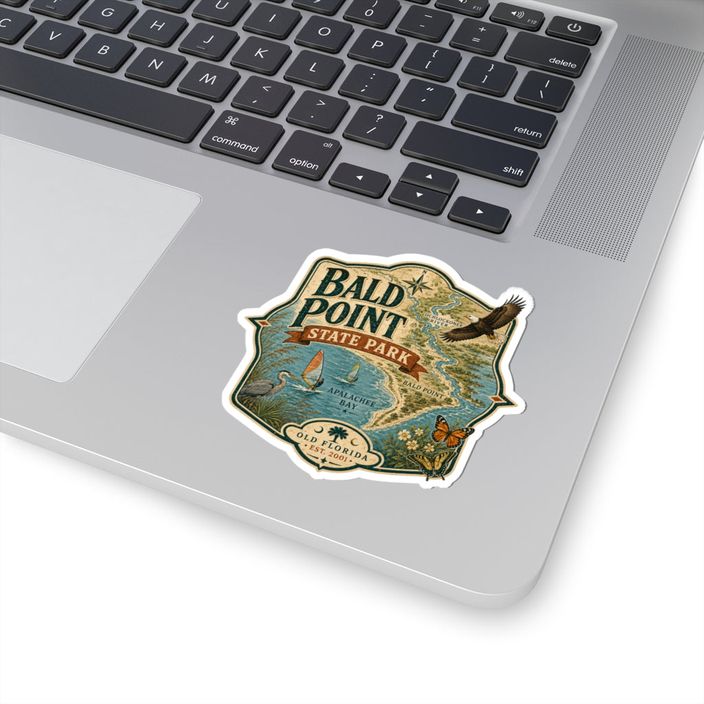 Bald Point State Park Sticker — Vintage Map Travel Decal