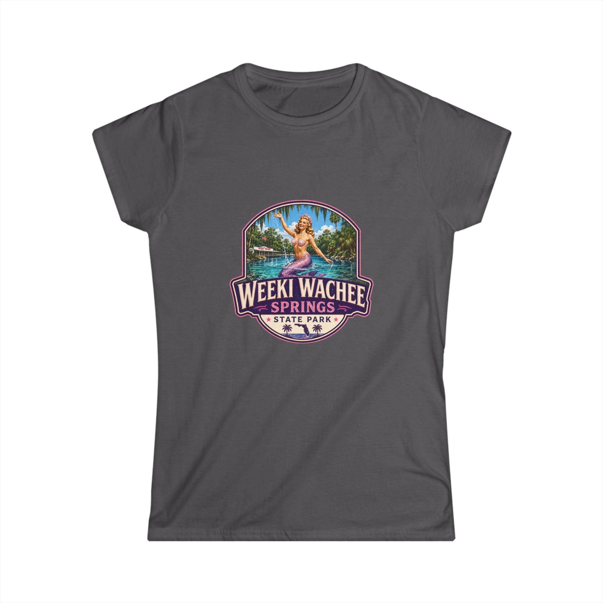Weeki Wachee Springs- Vintage Tee Pink