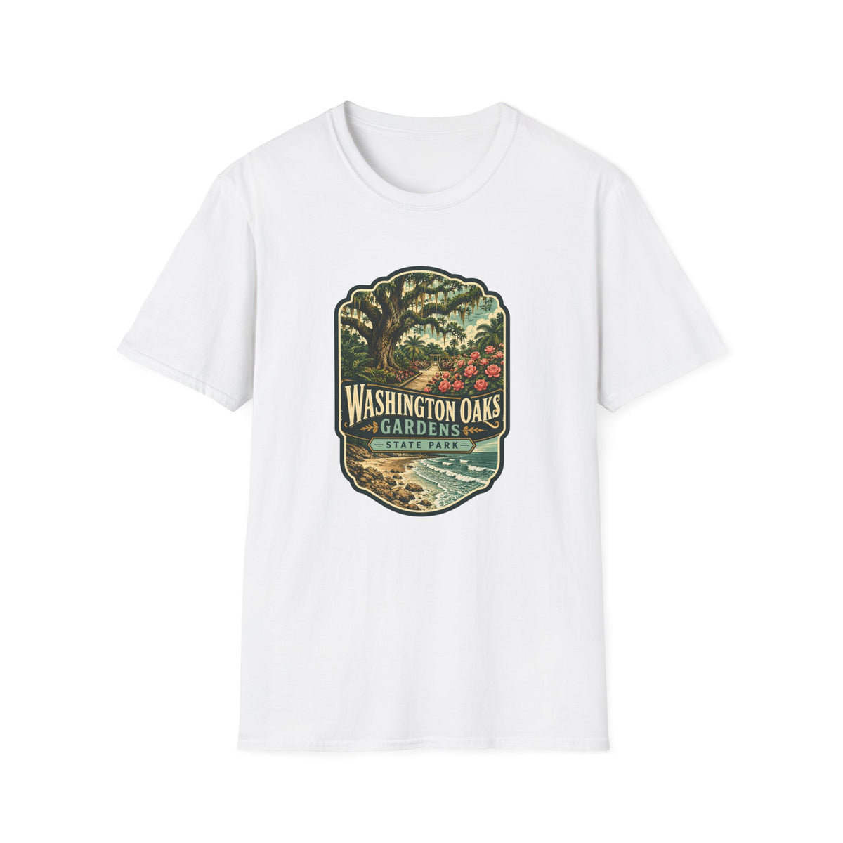 Washington Oaks — Retro Tee