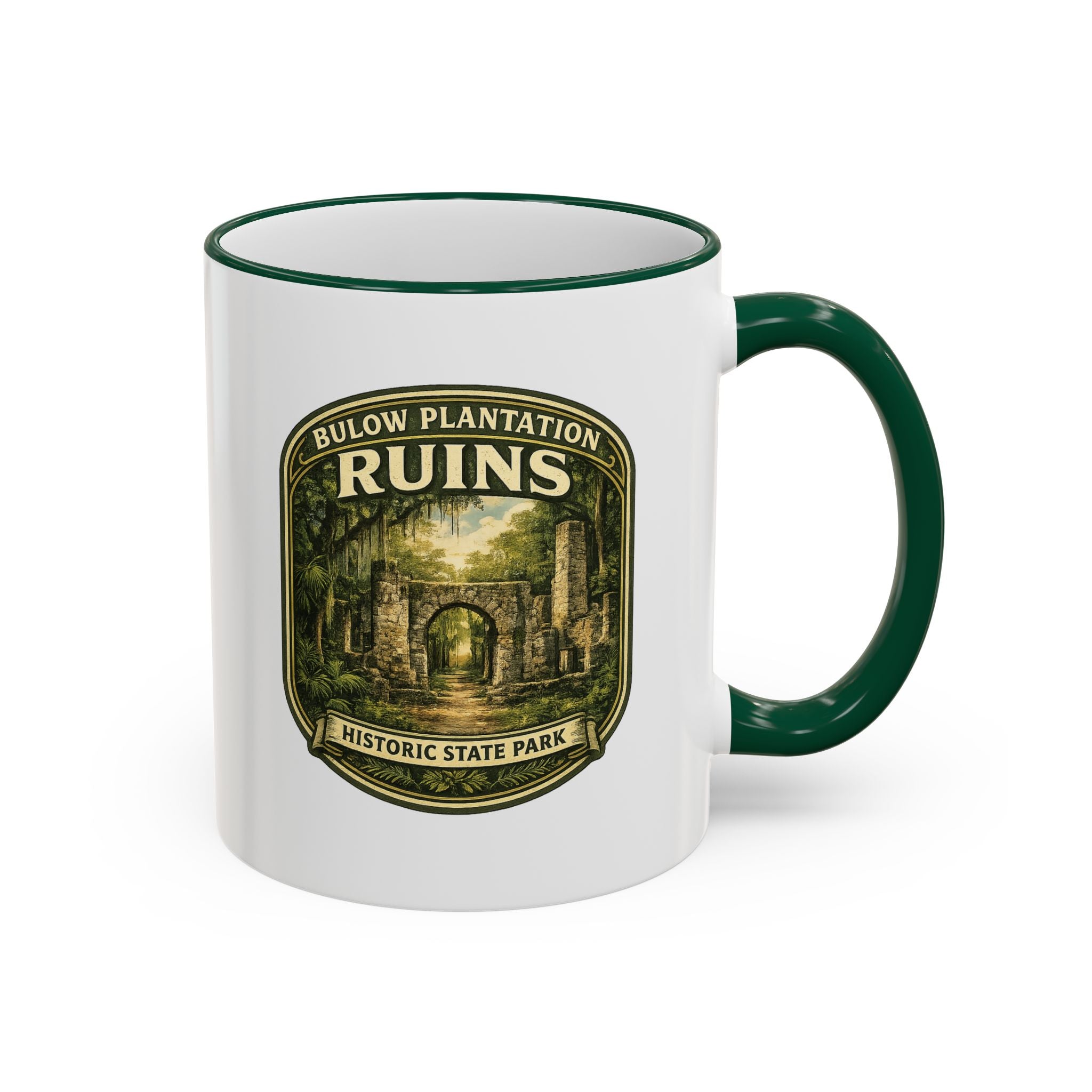 Alafia River Vintage Mug — Accent Rim & Handle 11oz/15oz