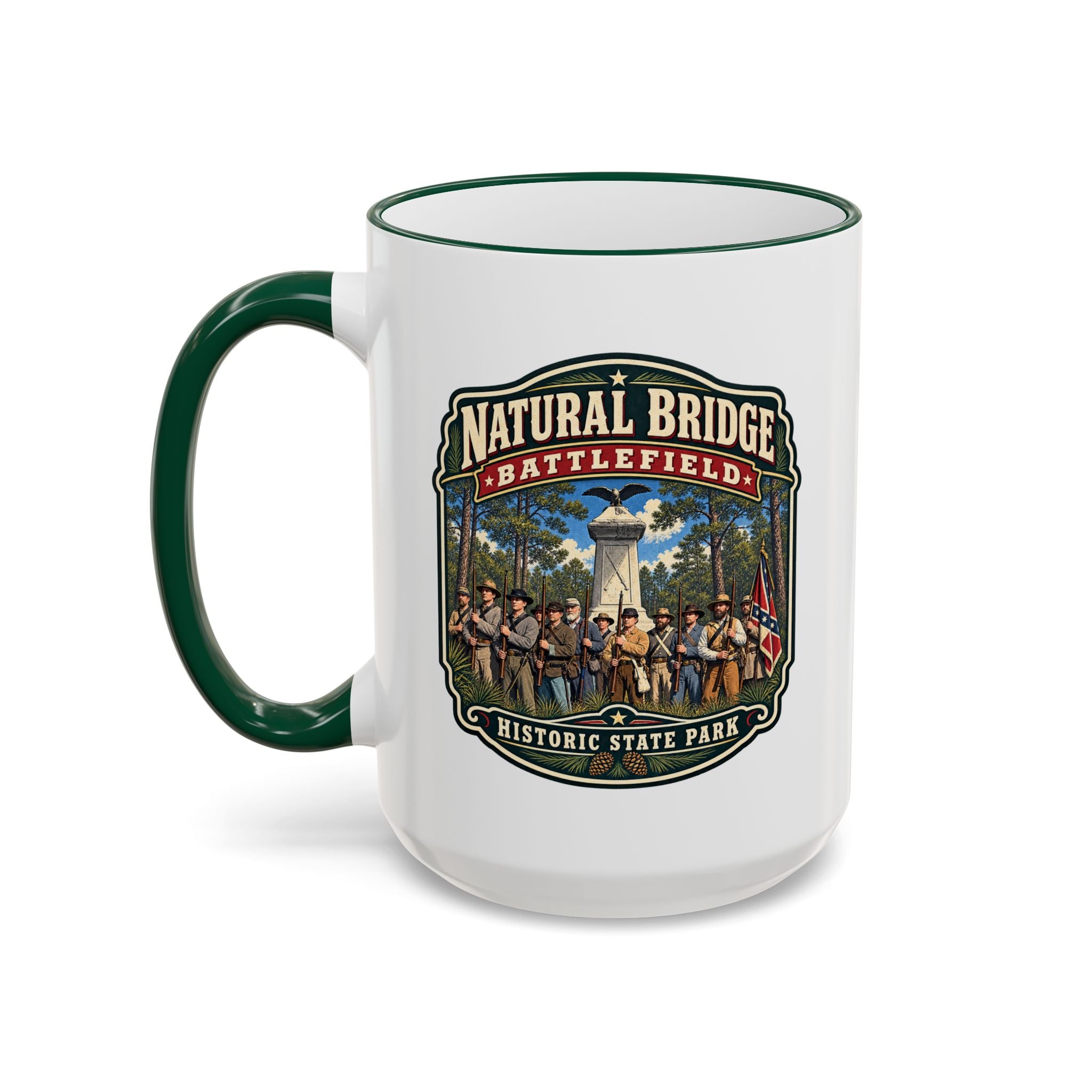 Natural Bridge Accent Rim & Handle 11oz/15oz
