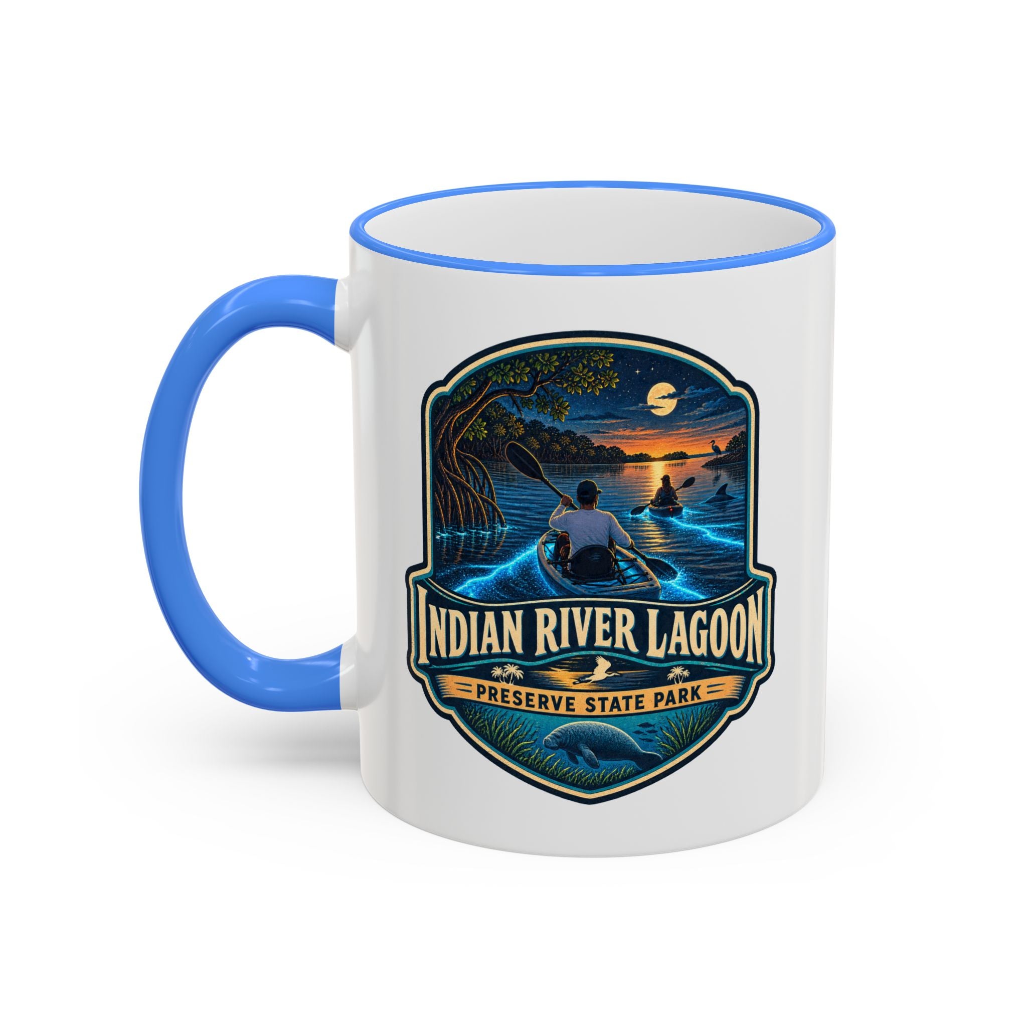 Indian River Lagoon Accent Rim & Handle 11oz/15oz