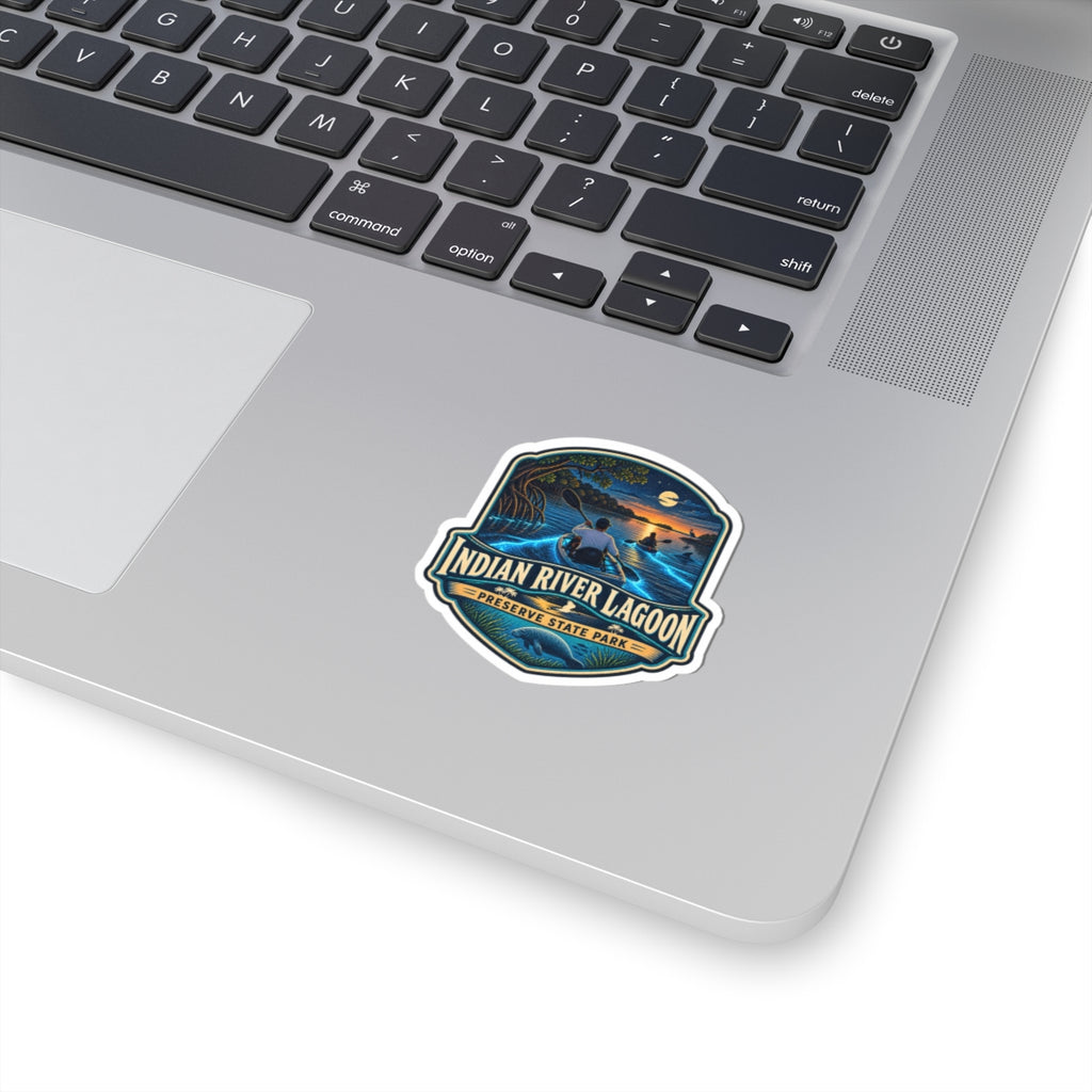 Indian River Lagoon Preserve State Park Kayak Sticker — Scenic Nature Park Decal
