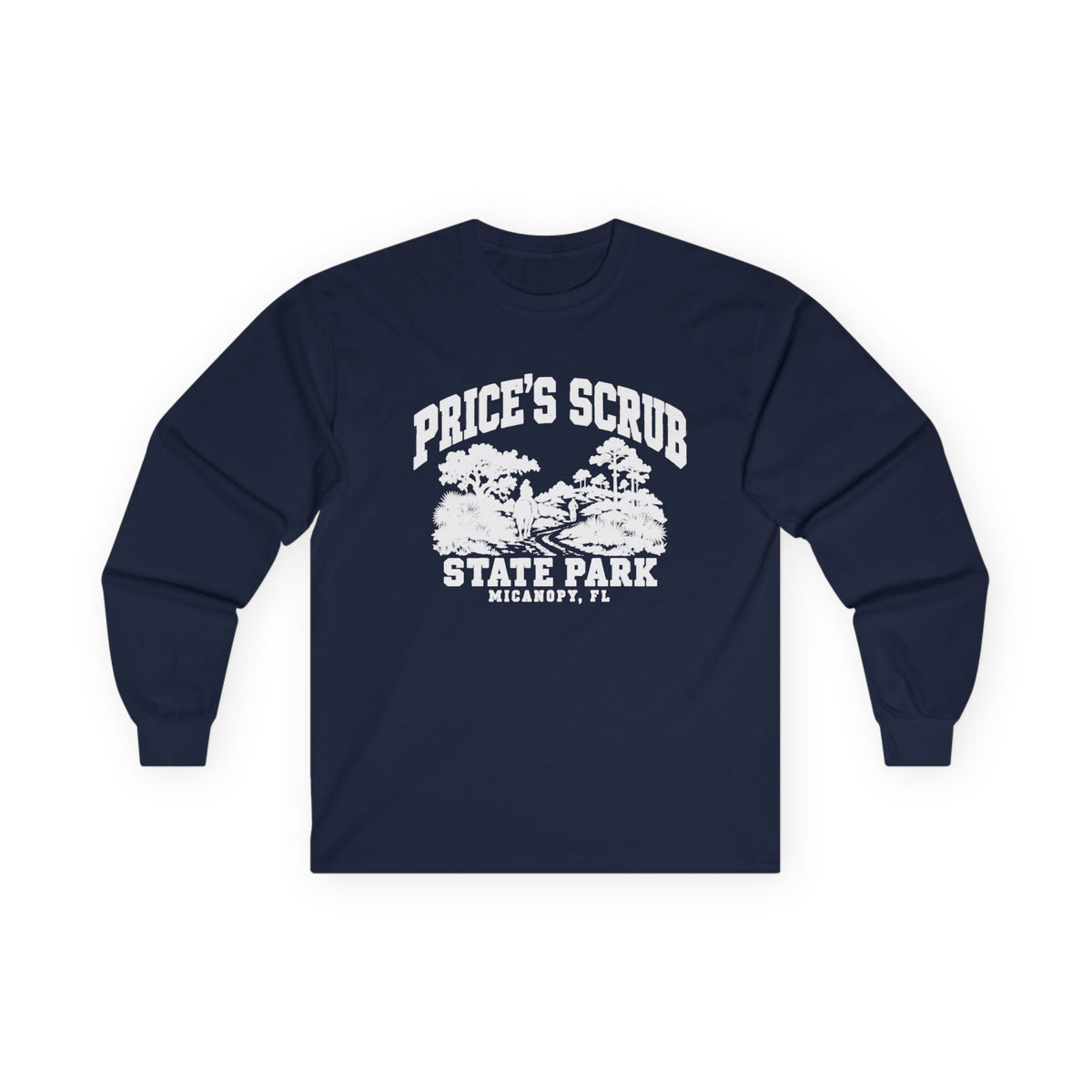 Price's Scrub State Park Vintage Emblem- Long Sleeve Tee