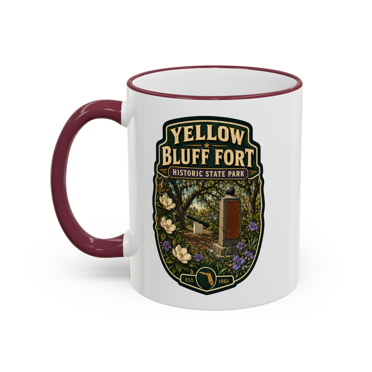 Yellow Bluff Fort — Accent Rim & Handle 11oz/15oz