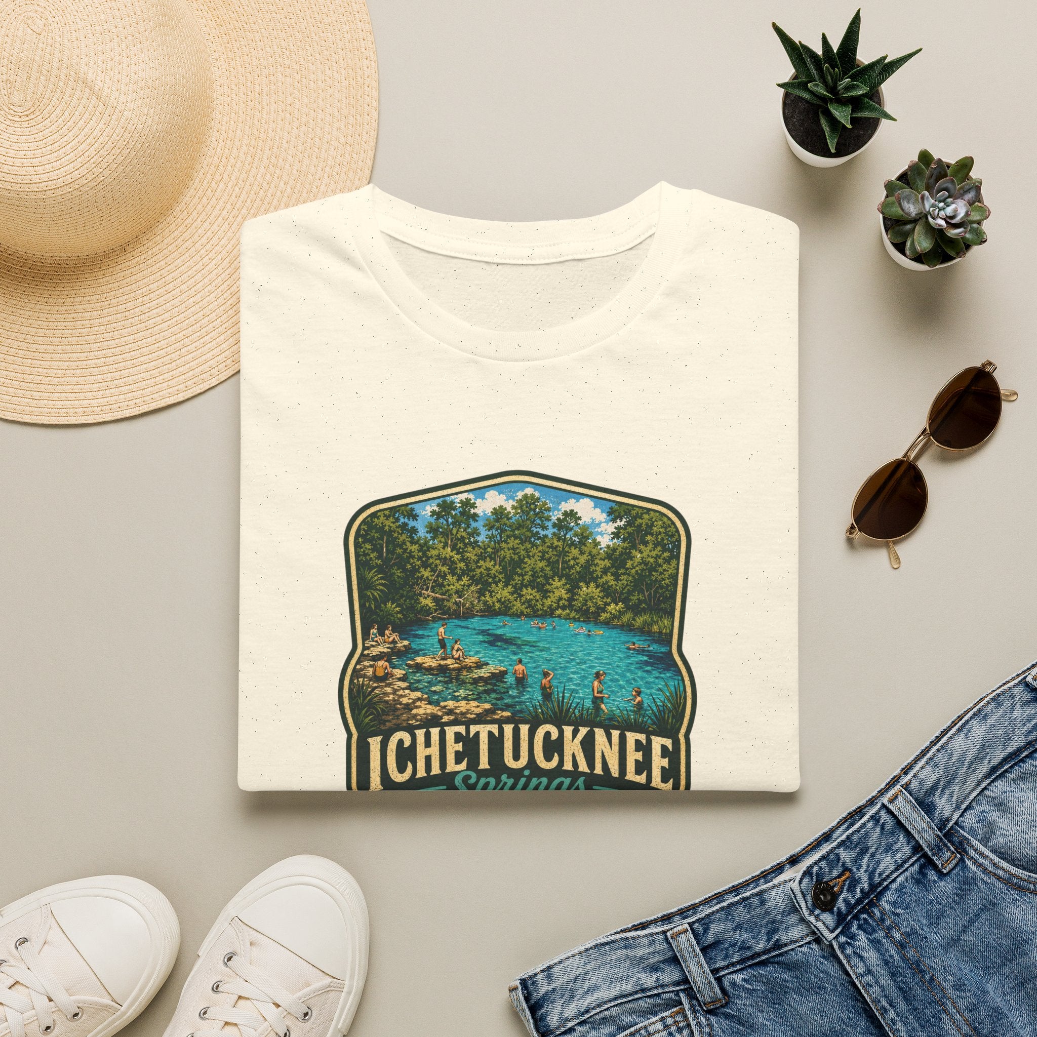 Ichetucknee Springs — Retro Tee