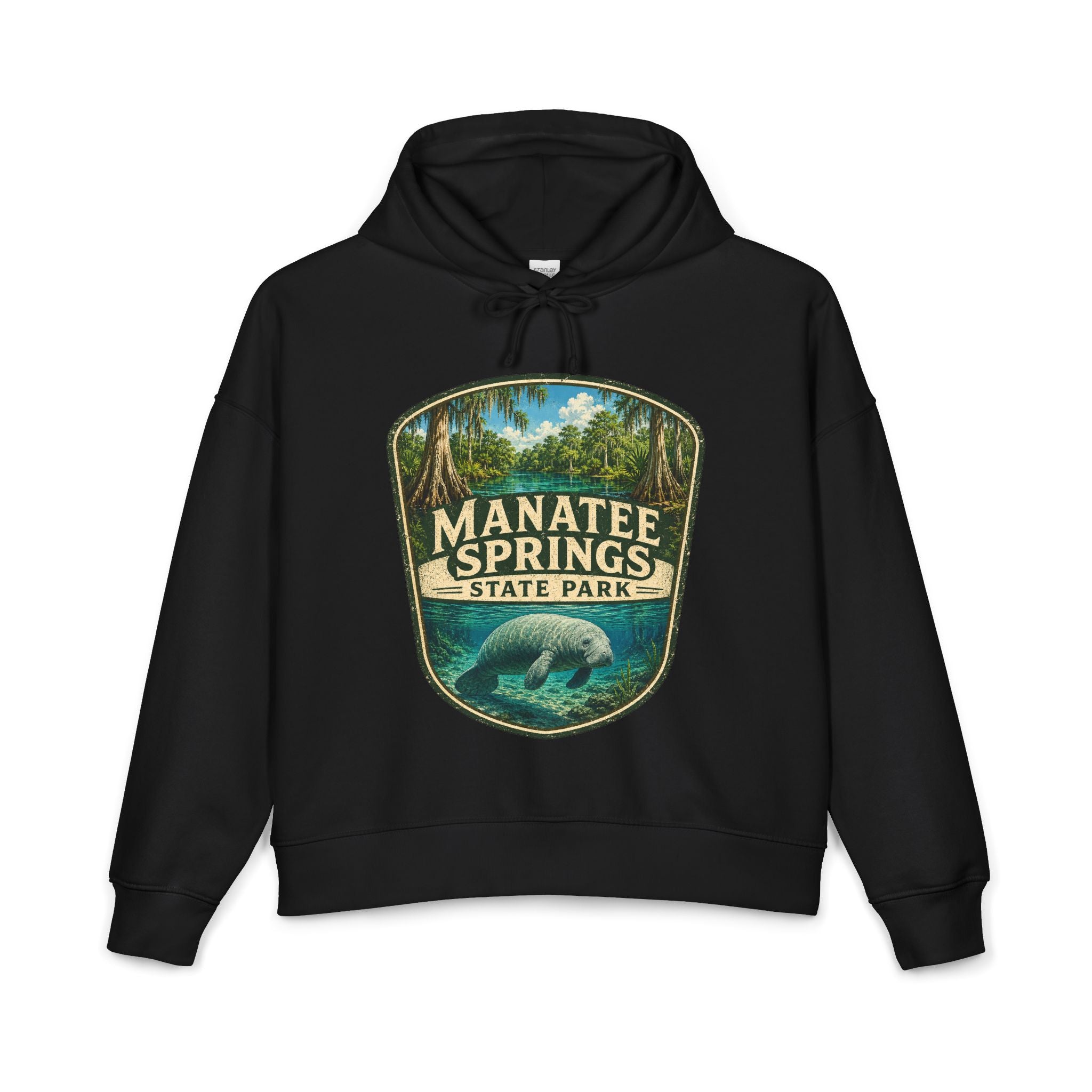 Manatee Springs Hoodie — Vintage Manatee