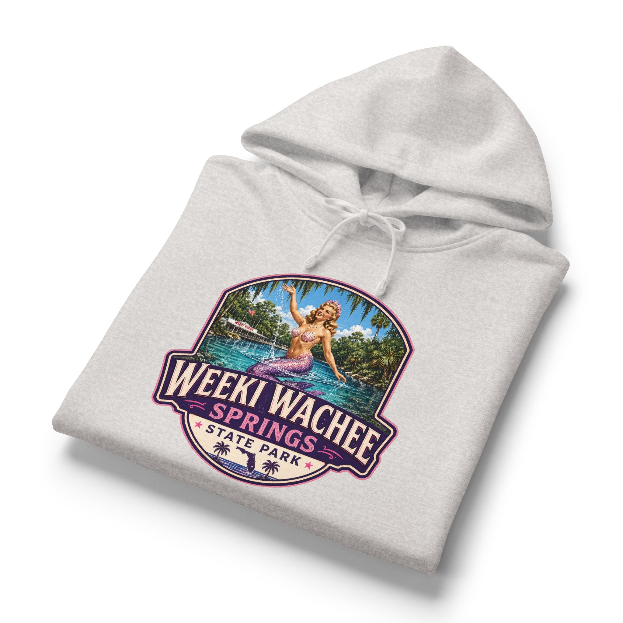 Weeki Wachee Springs — Vintage Hoodie Pink