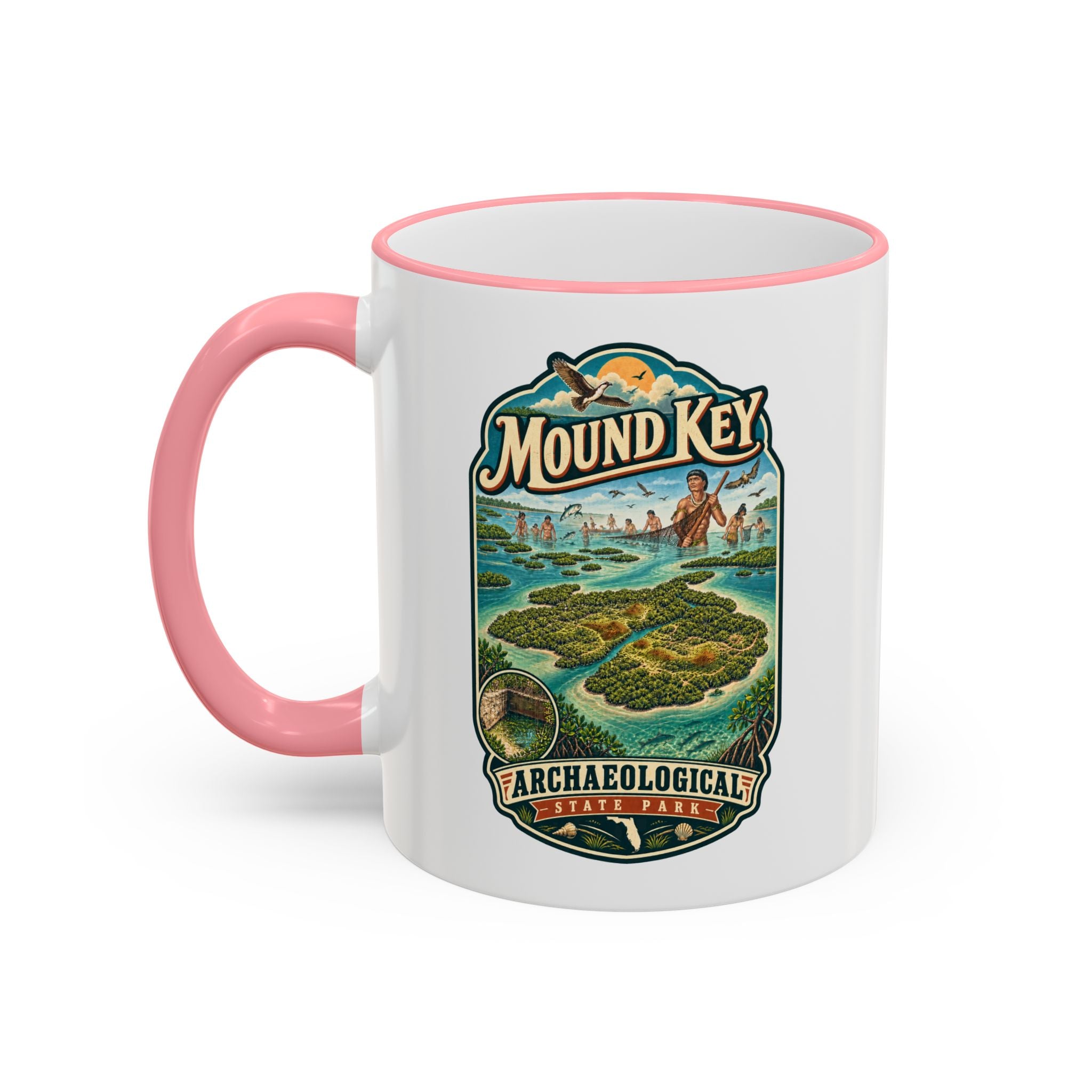 Mound Key Accent Rim & Handle 11oz/15oz