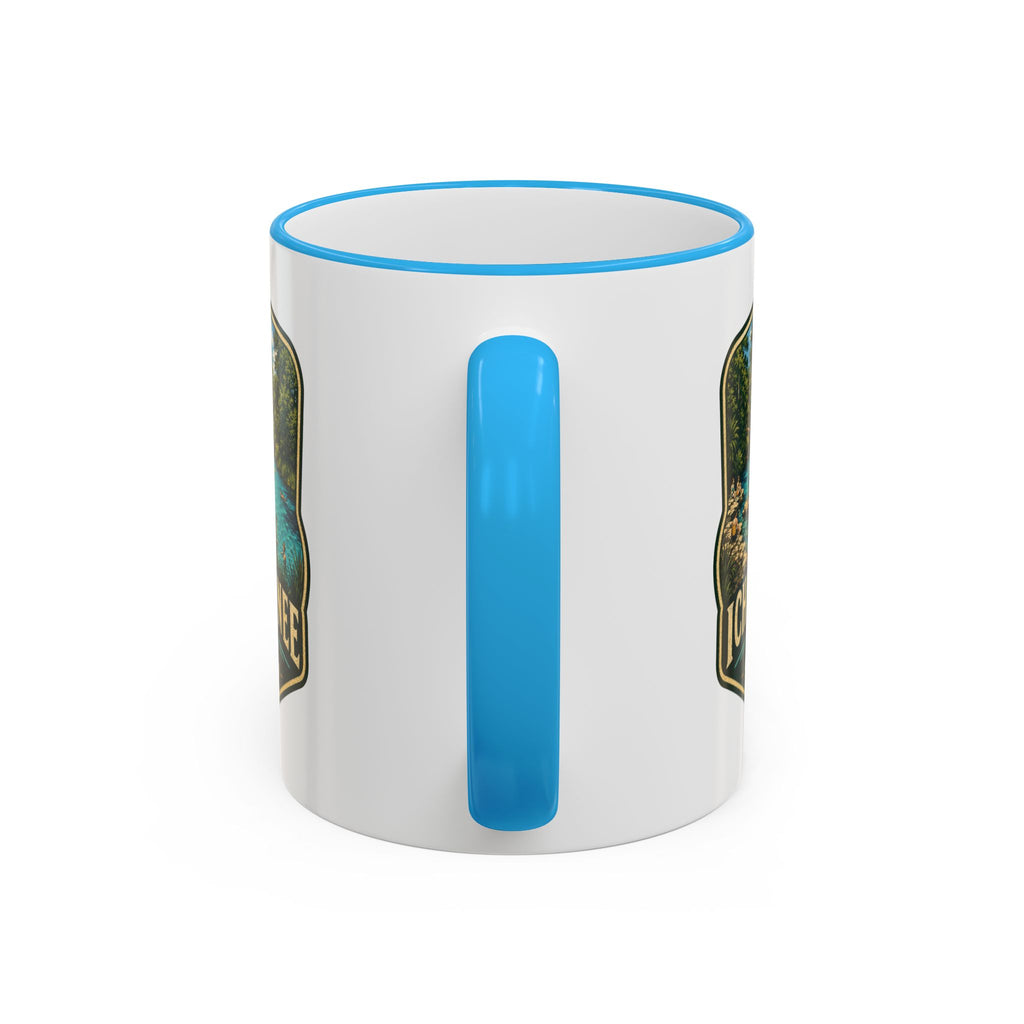 Ichetucknee Springs Vintage Mug — Accent Rim & Handle 11oz/15oz