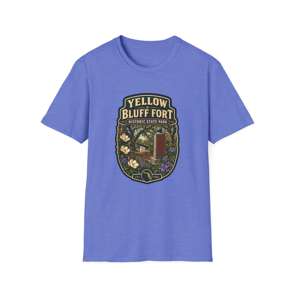 Yellow Bluff Fort — Retro Tee